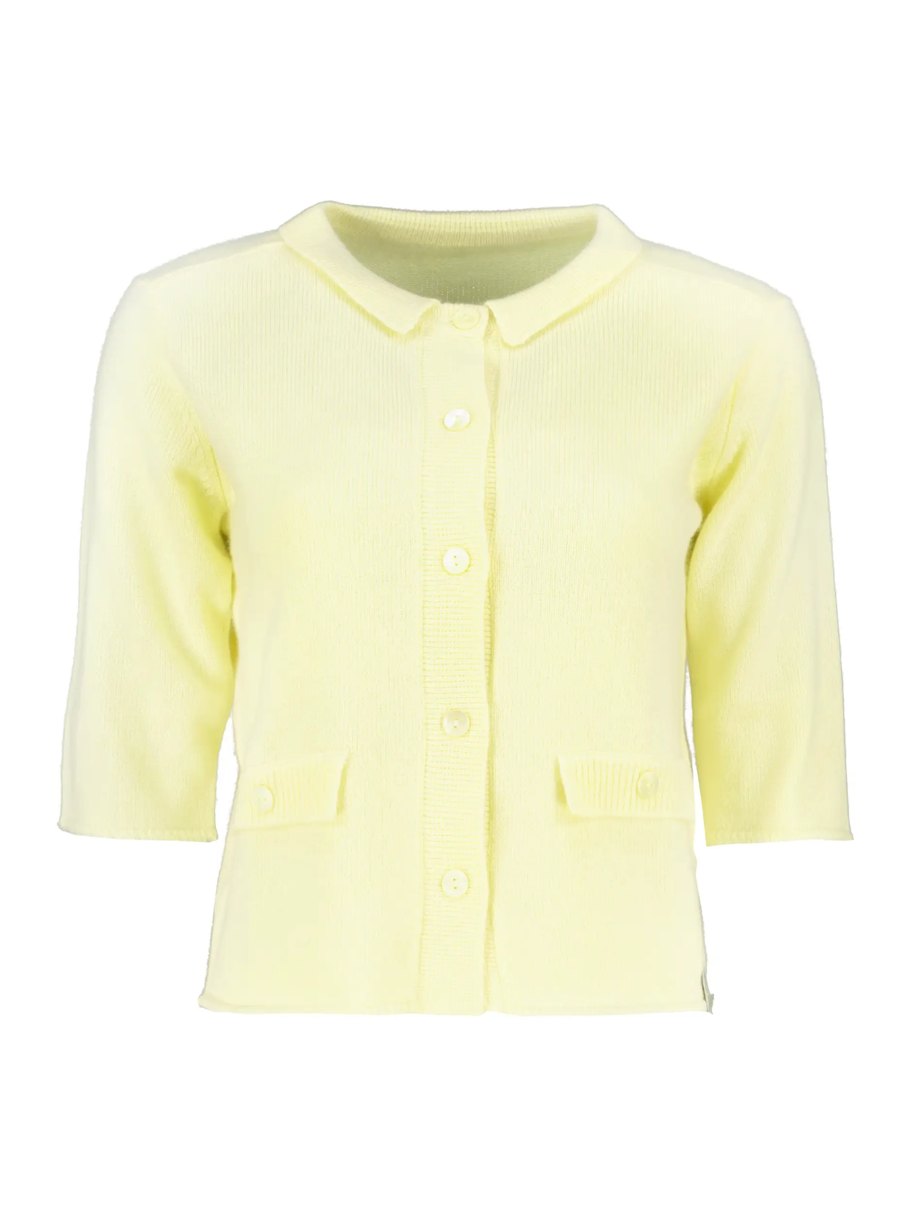 Strickjacke aus Kaschmir Mix - Artikel Vorderseite - Farbe: Gelb