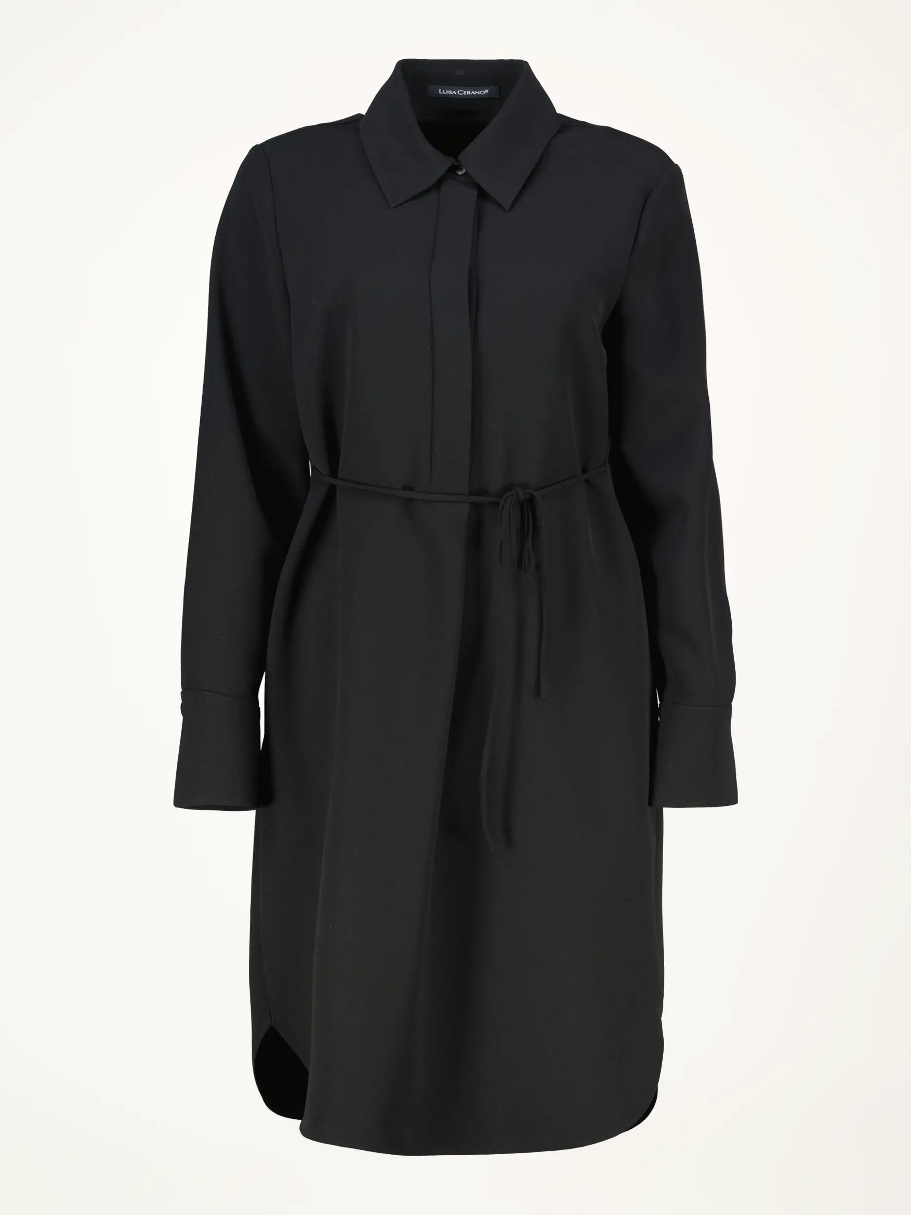 Hemdblusenkleid  - Artikelansicht - Farbe: Schwarz Hemdblusenkleid  - Artikelansicht - Farbe: Schwarz