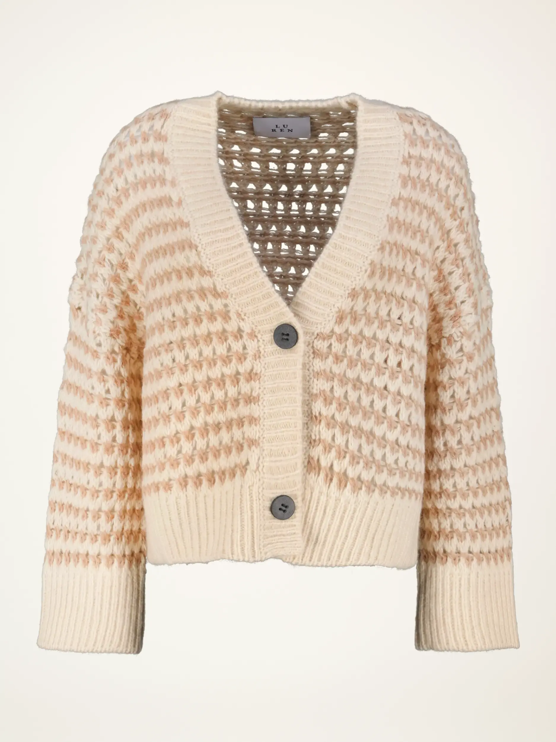 Gemusterte Strickjacke aus Kaschmir - Artikelansicht