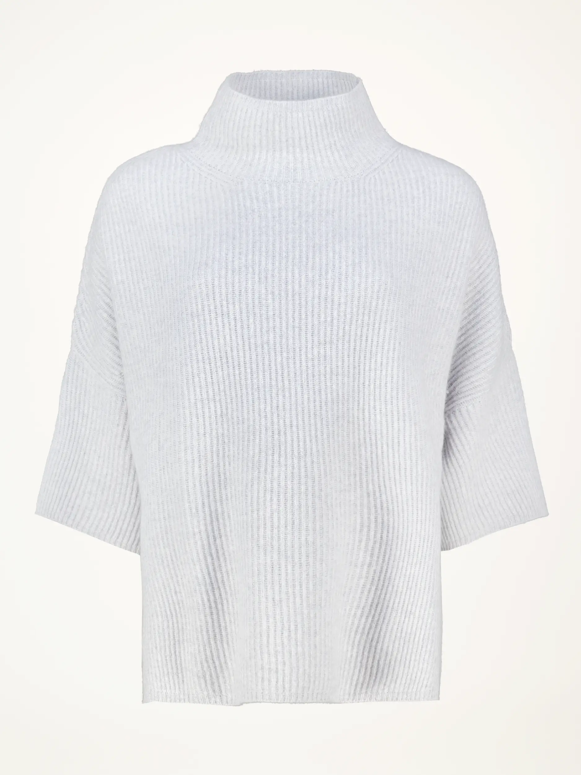 Pullover aus Wolle 3/4-Arm - Artikelansicht - Farbe: Grau Pullover aus Wolle 3/4-Arm - Artikelansicht - Farbe: Grau