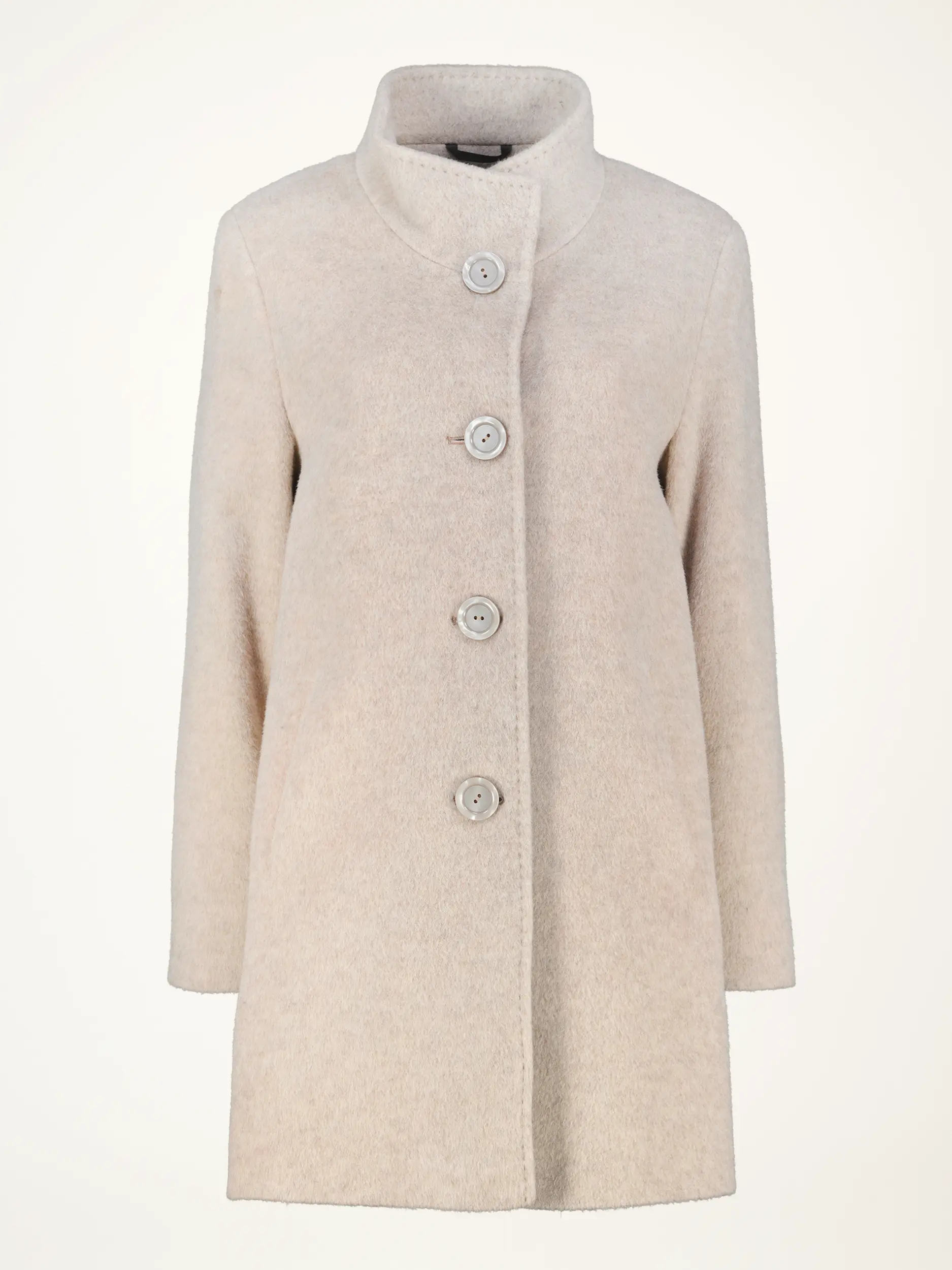 Kurzmantel aus Woll-Mix - Artikelansicht - Farbe: Beige
