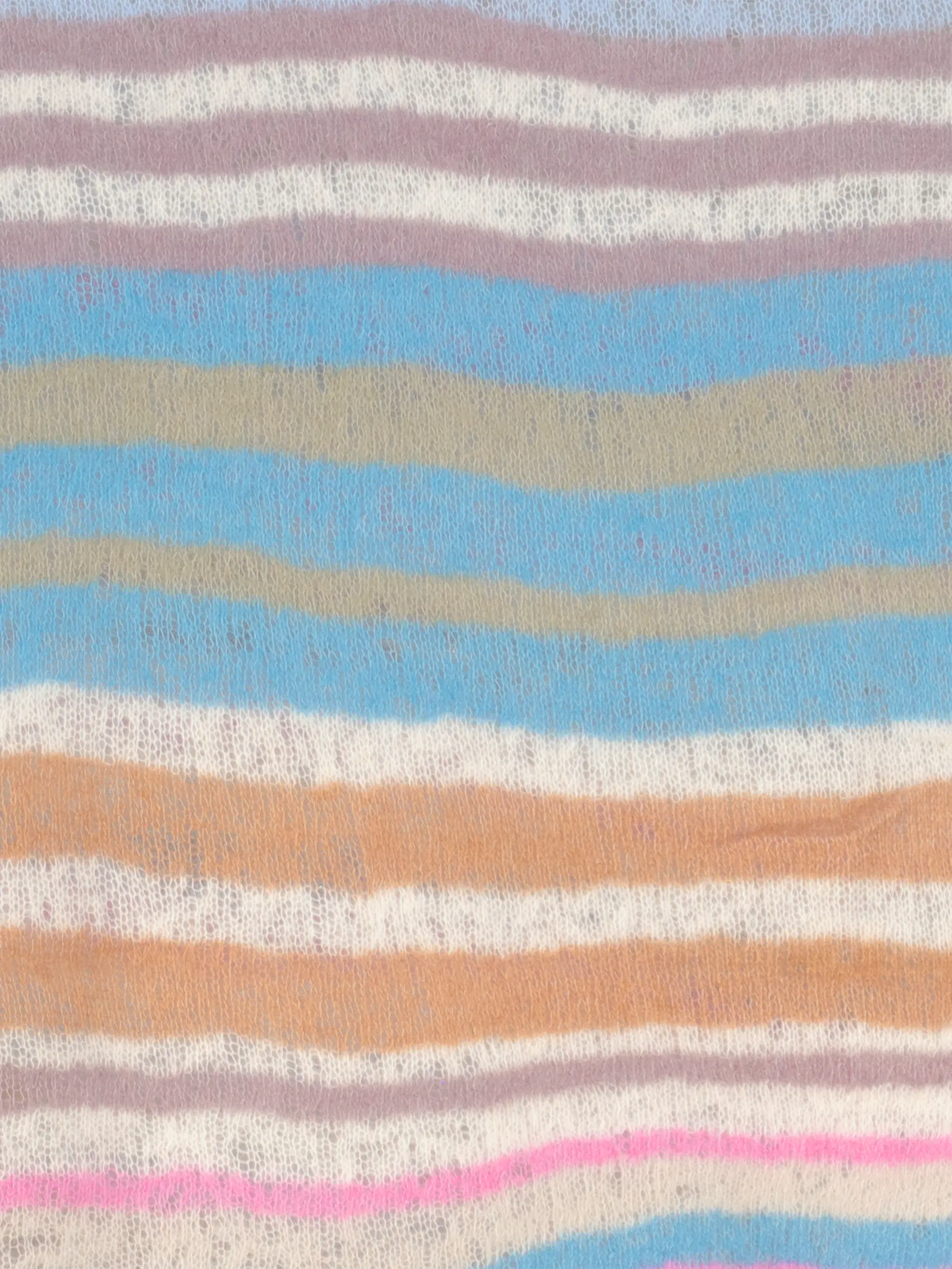 Gestreifter Schal 'Meadow Strips'  - Artikel weitere Detailansicht 1 - Farbe: Beige