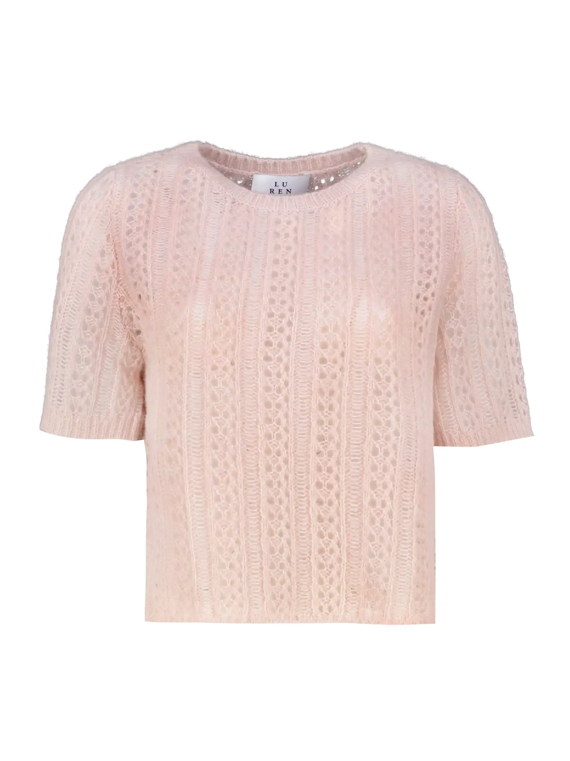 Pullover 'Sakura' aus Kaschmir Seide Mix - Artikel Vorderseite - Farbe: Rosa&Pink