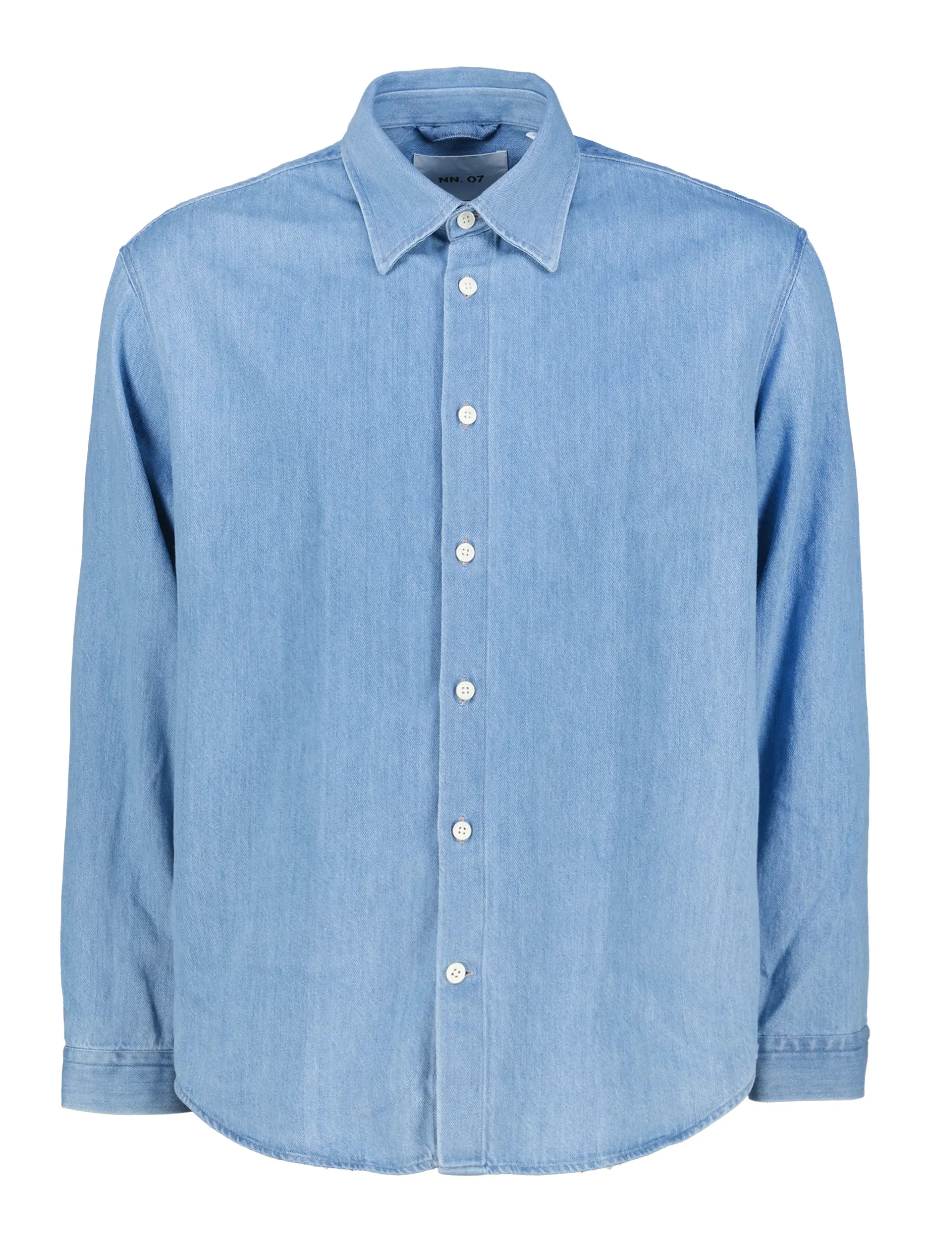 Hemd 'Casper' mit Kentkragen langarm - Artikel Vorderseite - Farbe: Blau
