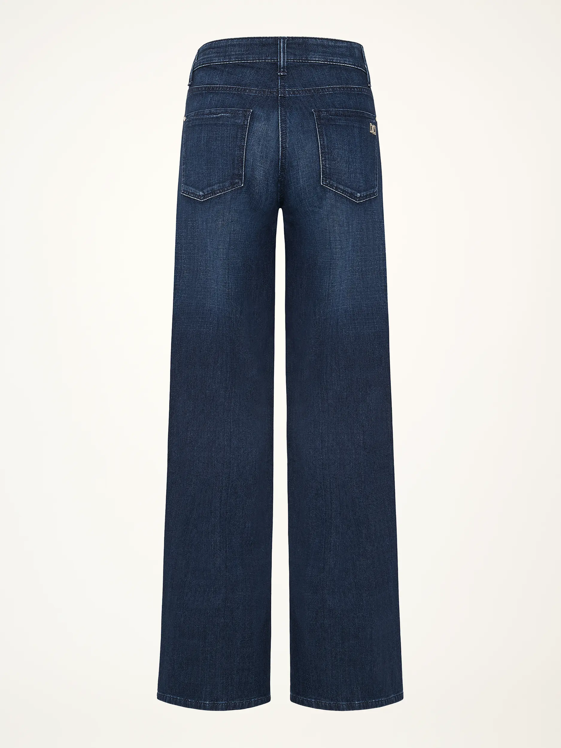 High Rise Wide Leg Jeans 'Aimee' - Artikel Rückseite - Farbe: Blau