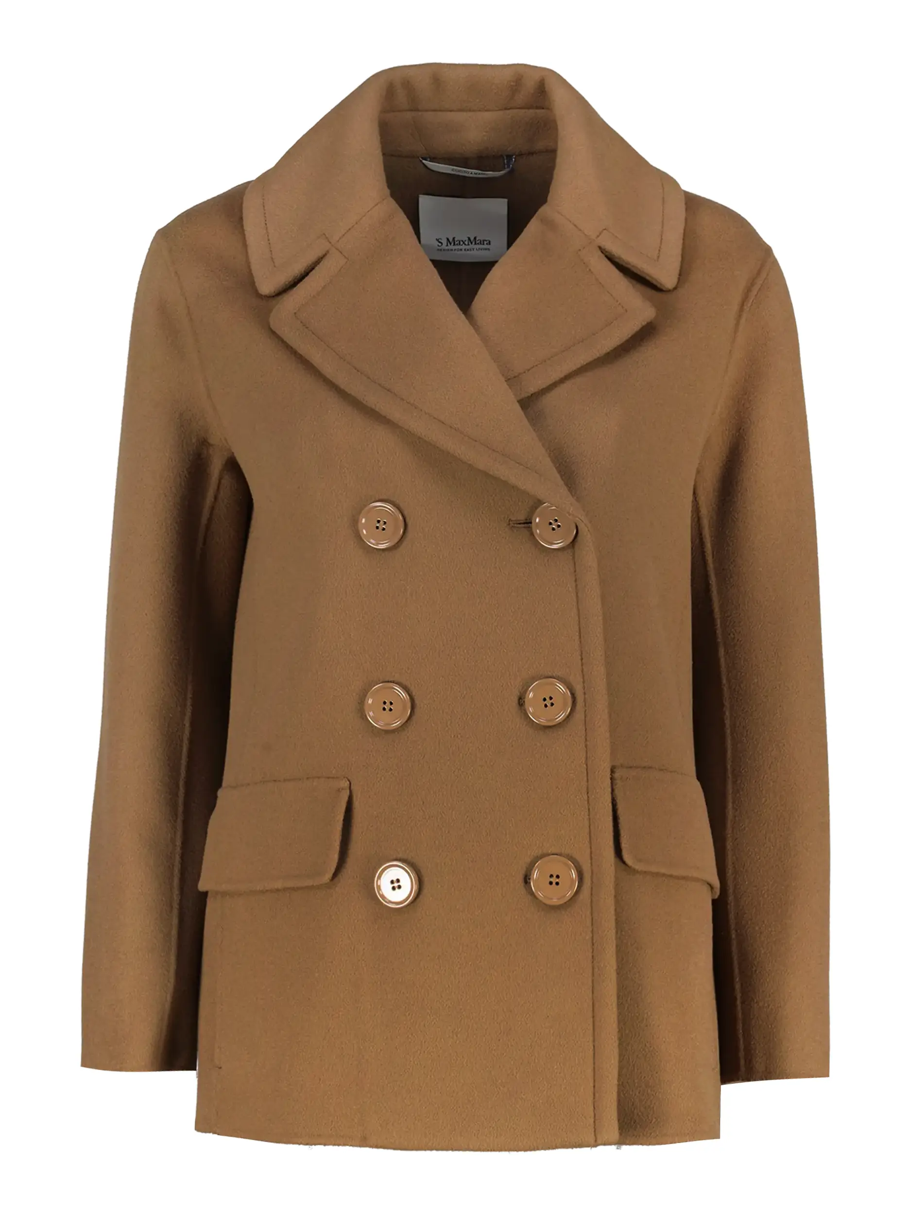 Wolljacke  - Artikel Vorderseite - Farbe: Braun