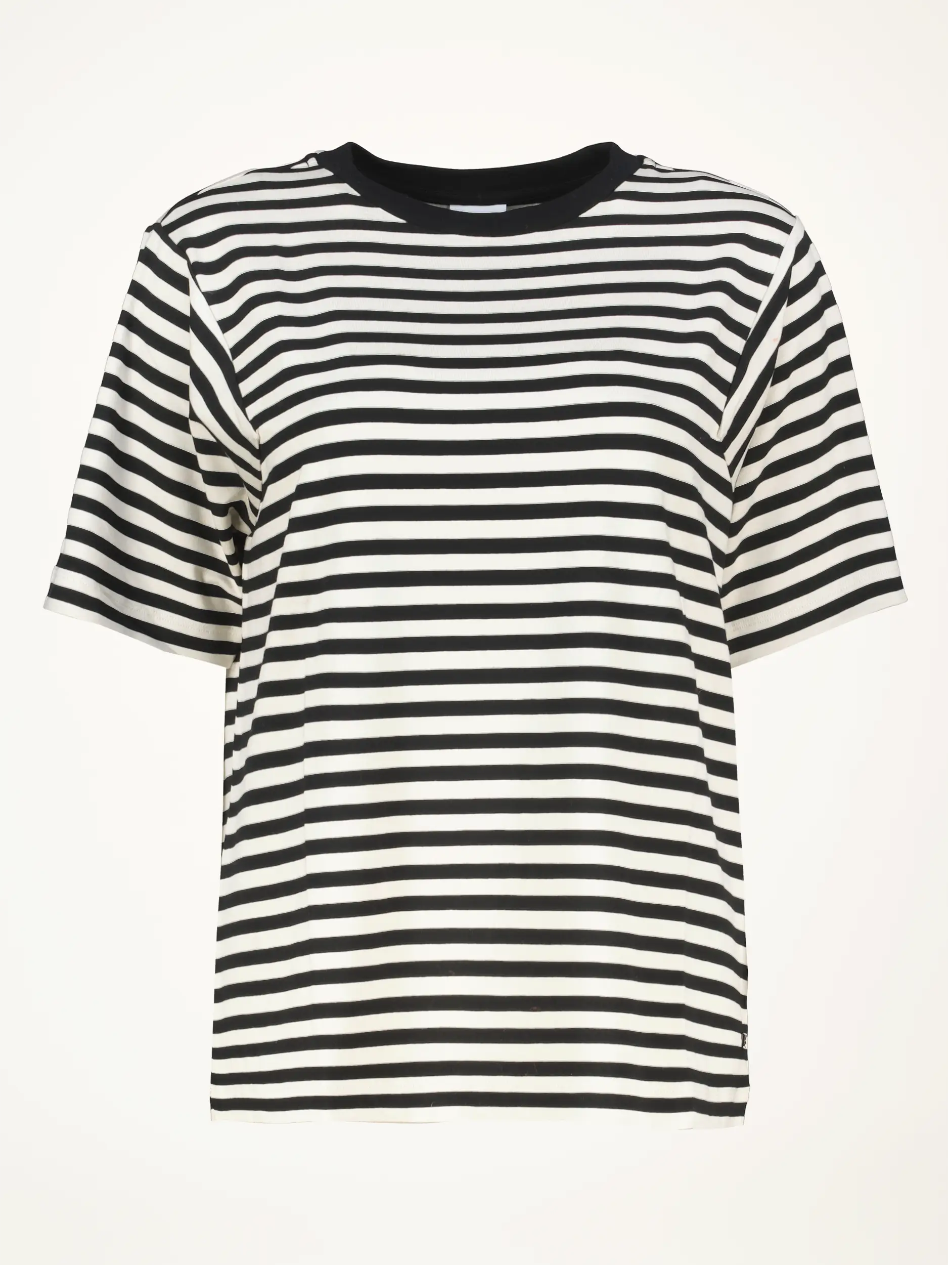 Gestreiftes T-Shirt 'Raya' - Artikelansicht - Farbe: Schwarz