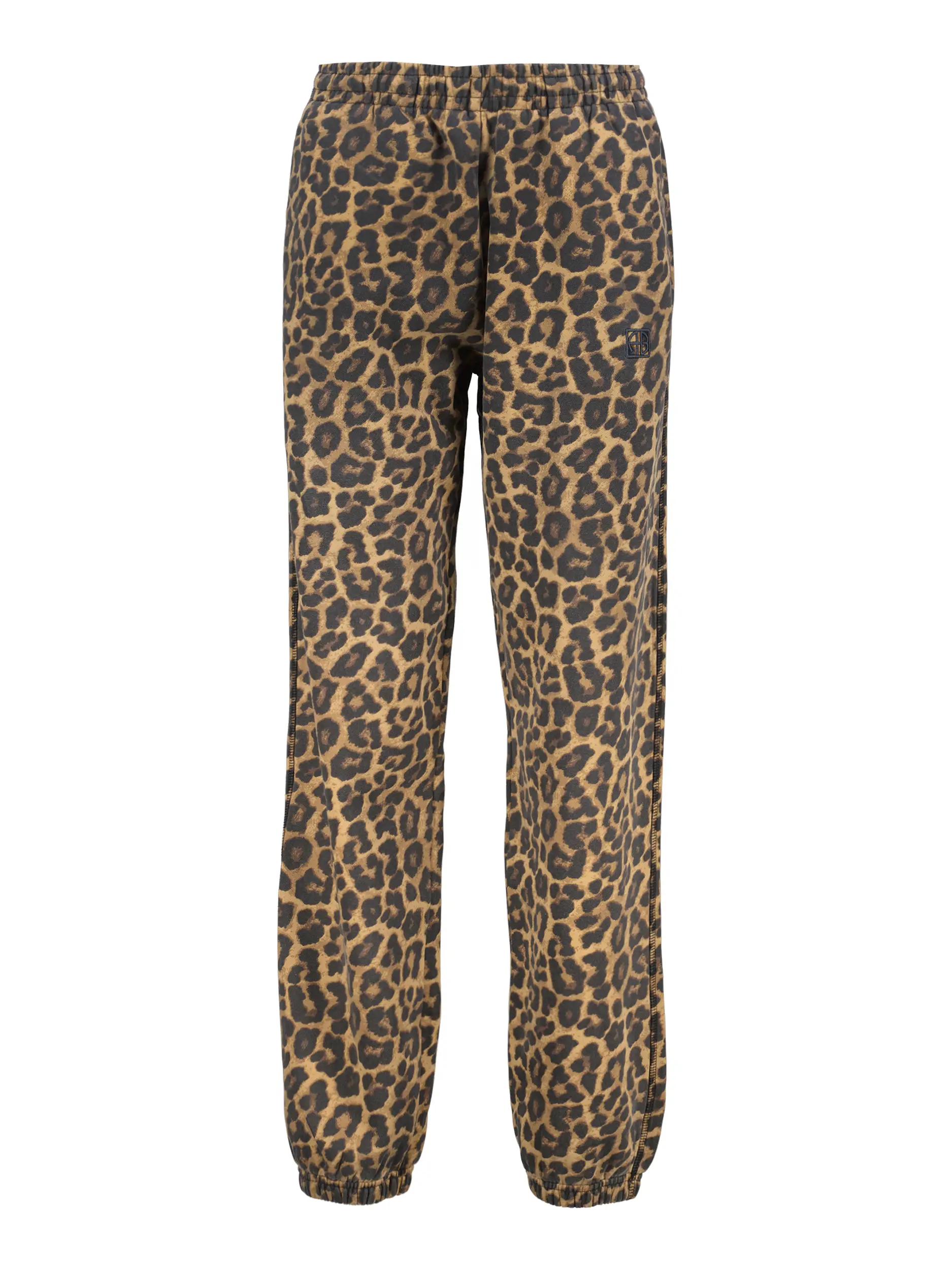 Sporthose mit Leo-Print - Artikel Vorderseite - Farbe: Braun Sporthose mit Leo-Print - Artikel Vorderseite - Farbe: Braun