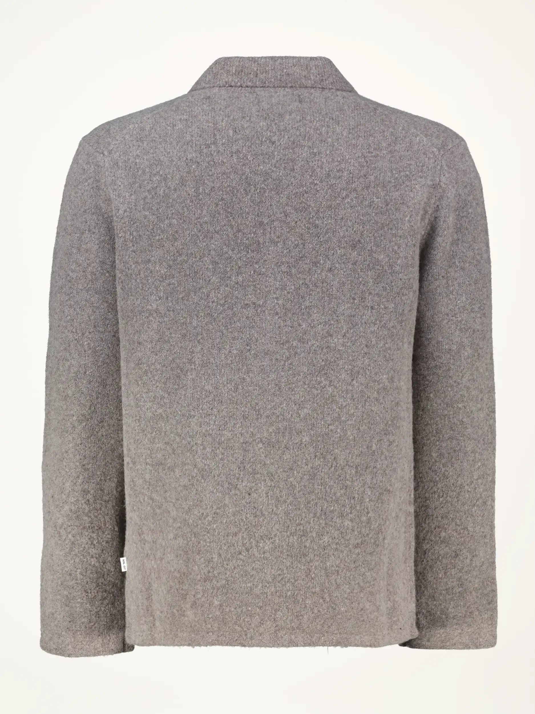 Strickhemd 'Jonas'  - Artikel Rückseite - Farbe: Braun