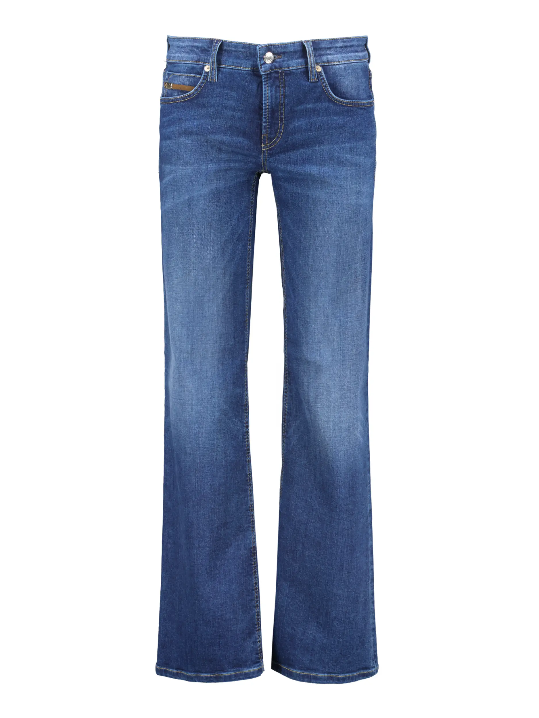 Mid Rise Flared Leg Jeans 'Tess' - Artikel Vorderseite - Farbe: Blau