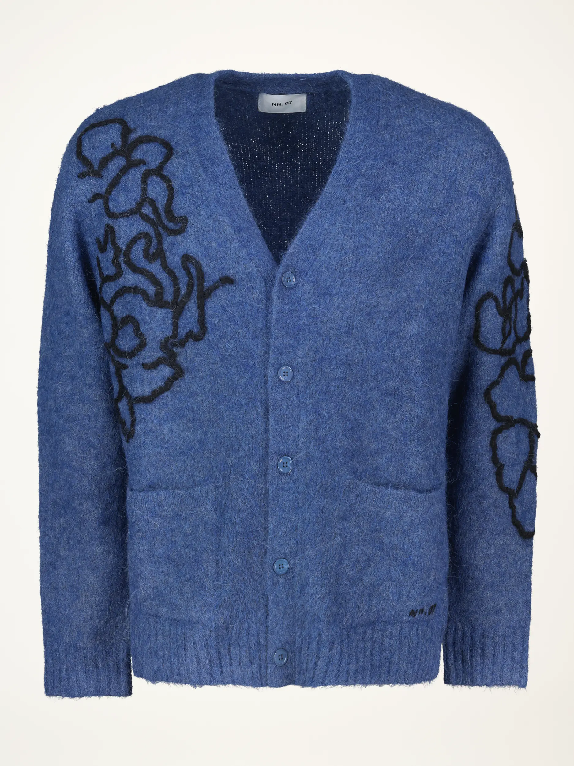 Strickjacke 'Kyle' - Artikelansicht - Farbe: Blau