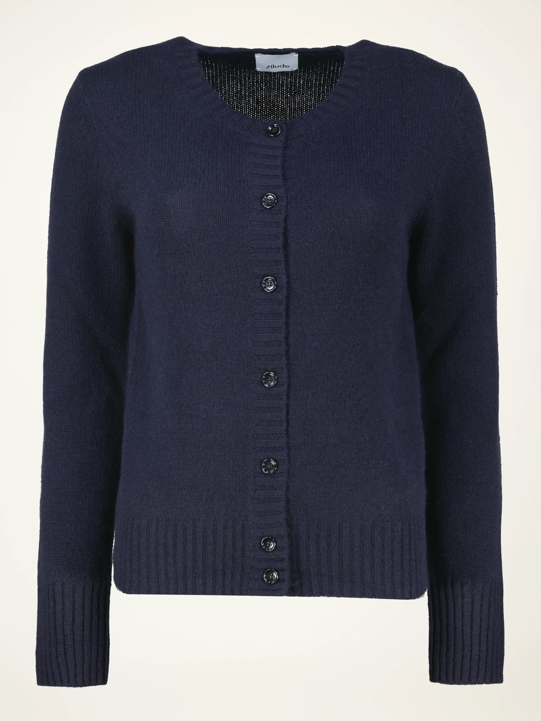 Strickjacke aus Kaschmir - Artikelansicht - Farbe: Blau Strickjacke aus Kaschmir - Artikelansicht - Farbe: Blau