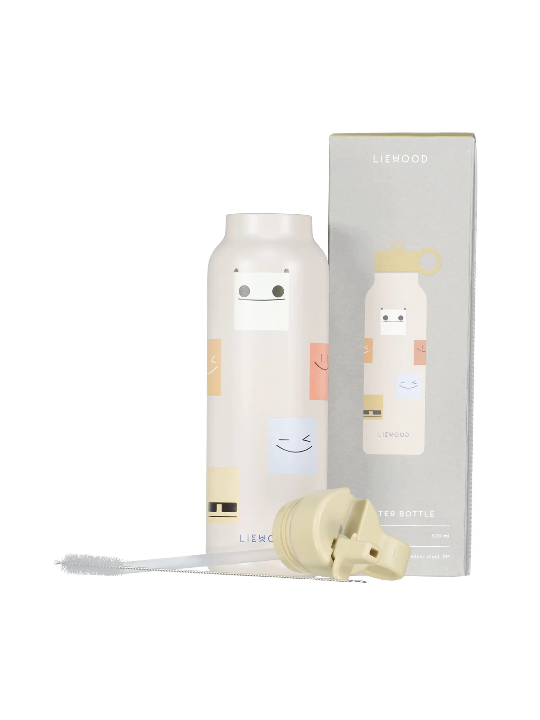 Wasserflasche 'Falk' - Artikelansicht - Farbe: Creme