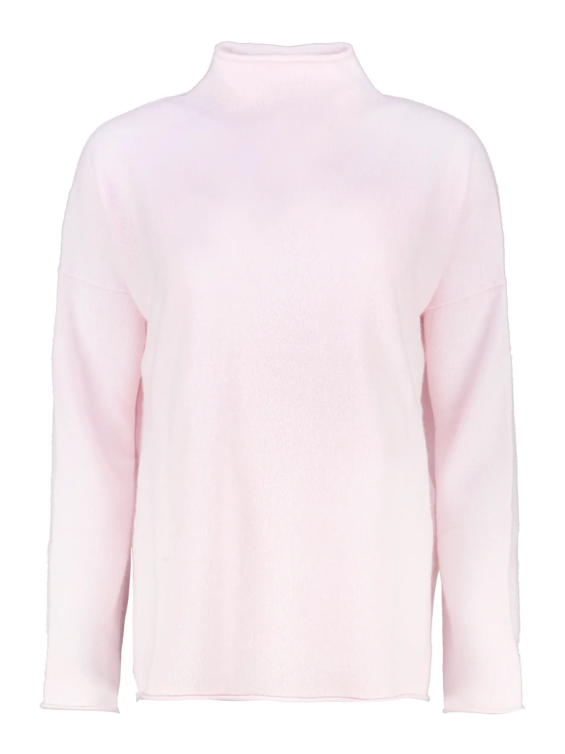 Pullover aus Kaschmir langarm - Artikel Vorderseite - Farbe: Rosa&Pink