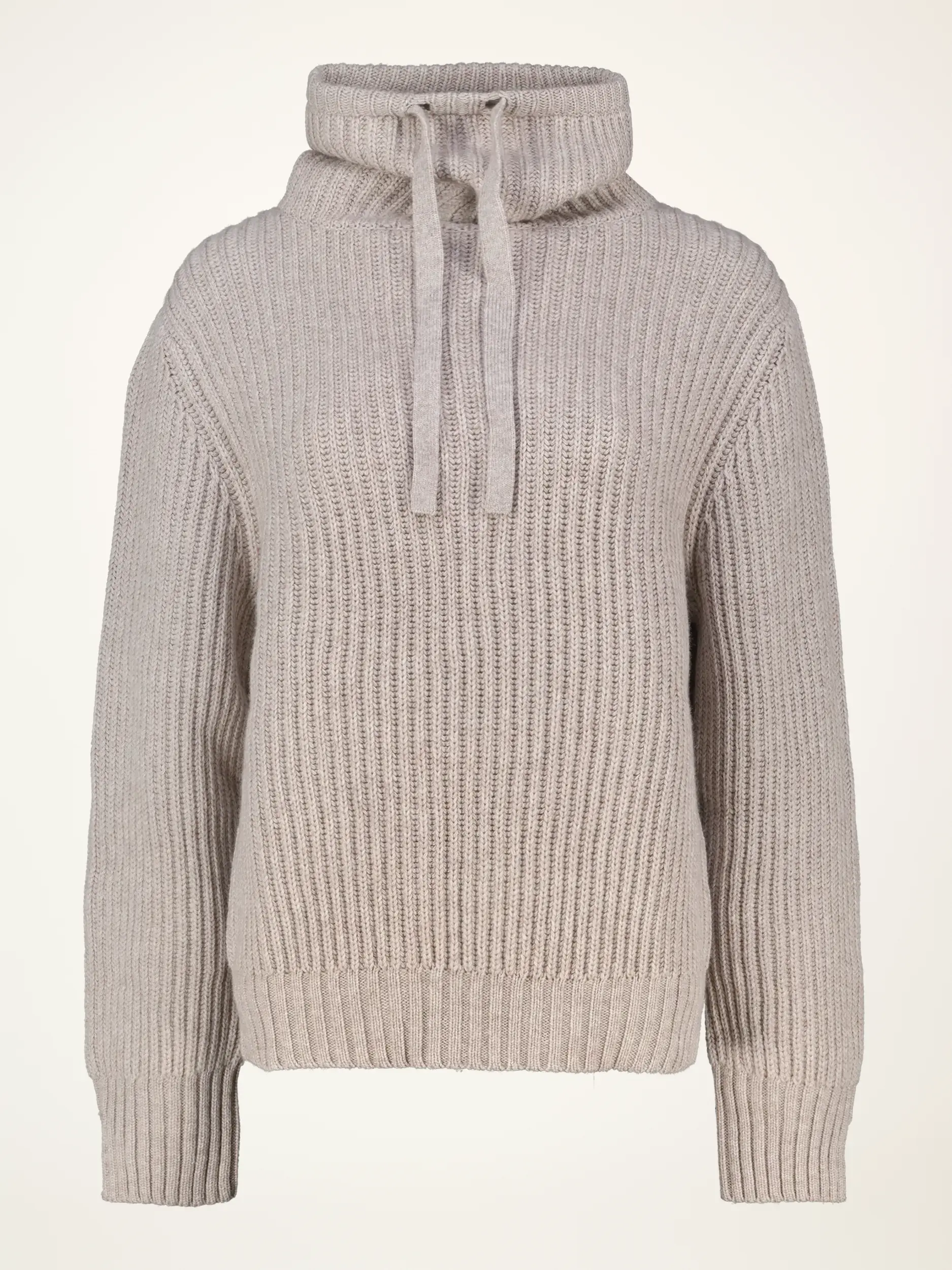 Pullover aus Wolle langarm - Artikelansicht - Farbe: Braun