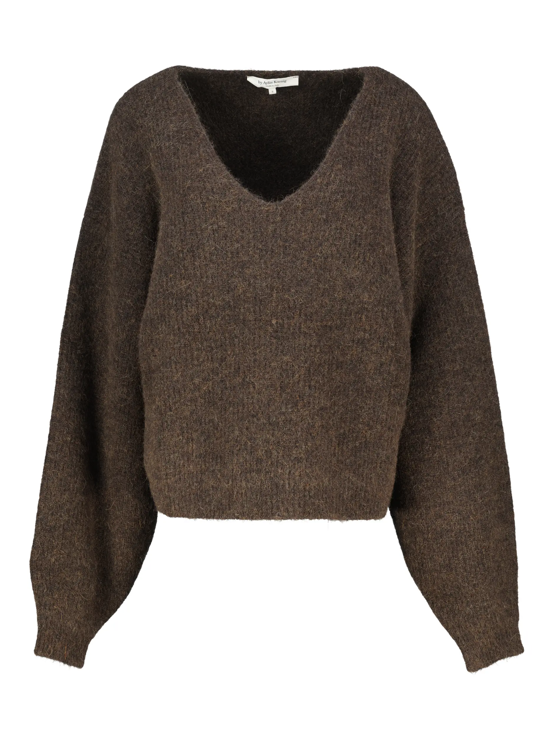 Pullover 'Paris' langarm - Artikel Vorderseite - Farbe: Braun