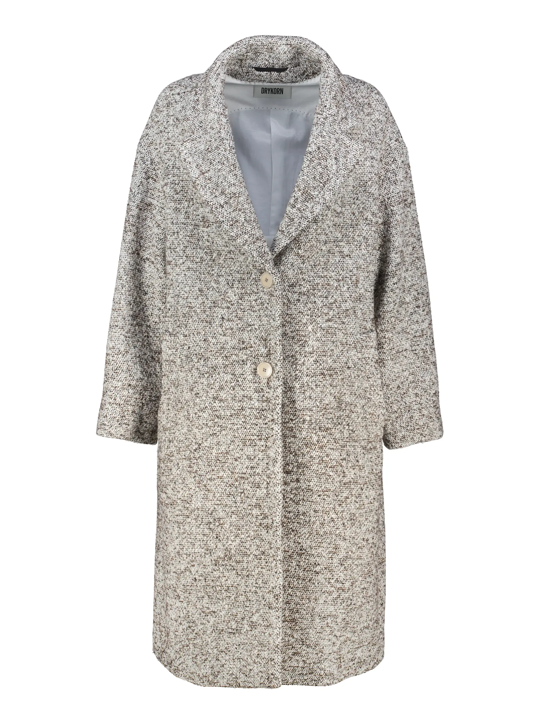 Mantel 'Nuthall' aus Bouclé - Artikel Vorderseite - Farbe: Beige