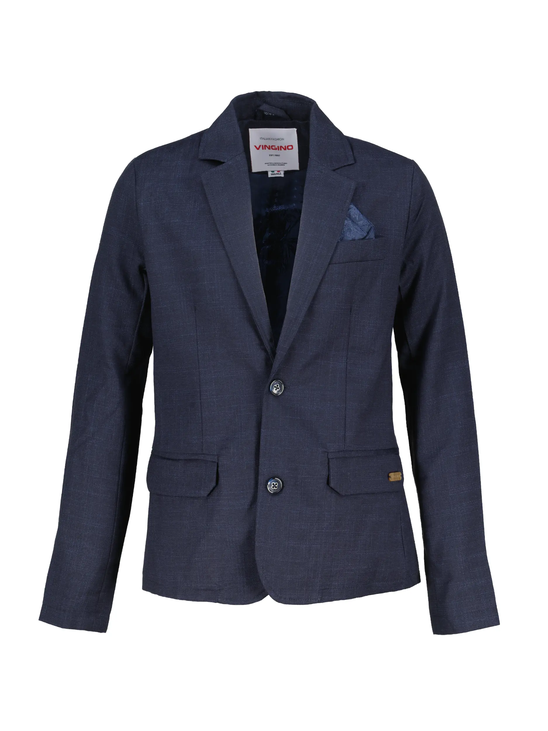Jungen Sakko - Artikel Vorderseite - Farbe: Blau