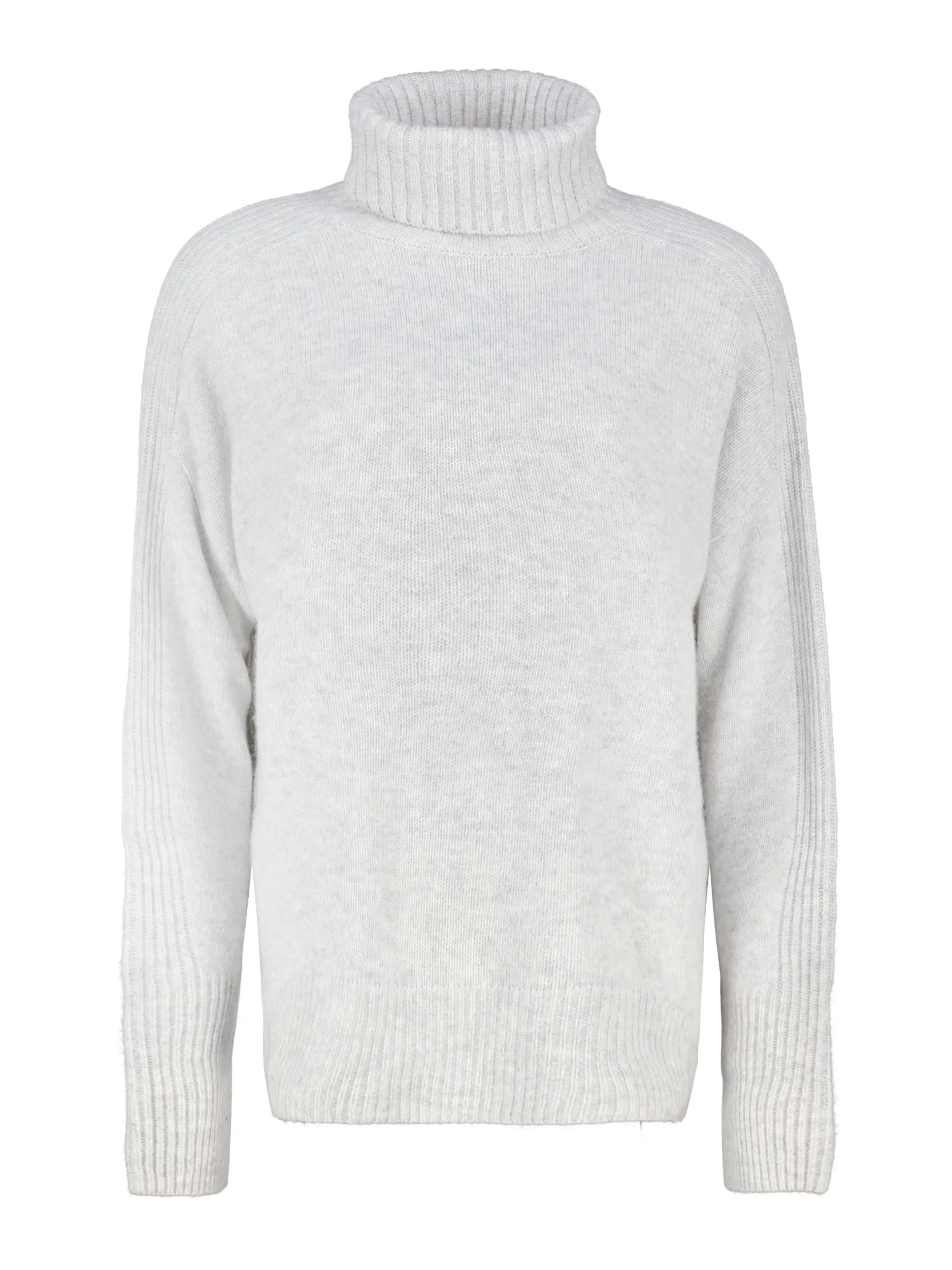 Rollkragenpullover aus Kaschmir langarm - Artikel Vorderseite - Farbe: Grau