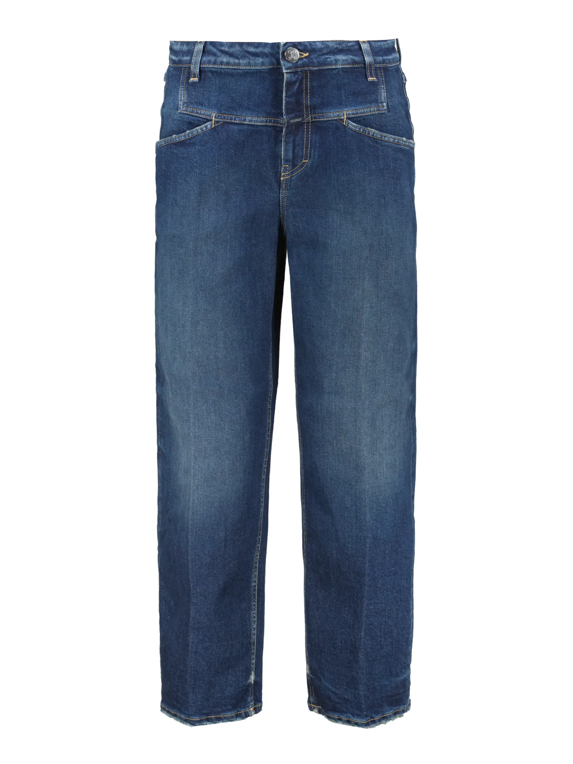 High Rise Ballon Fit Jeans - Artikel Vorderseite - Farbe: Blau