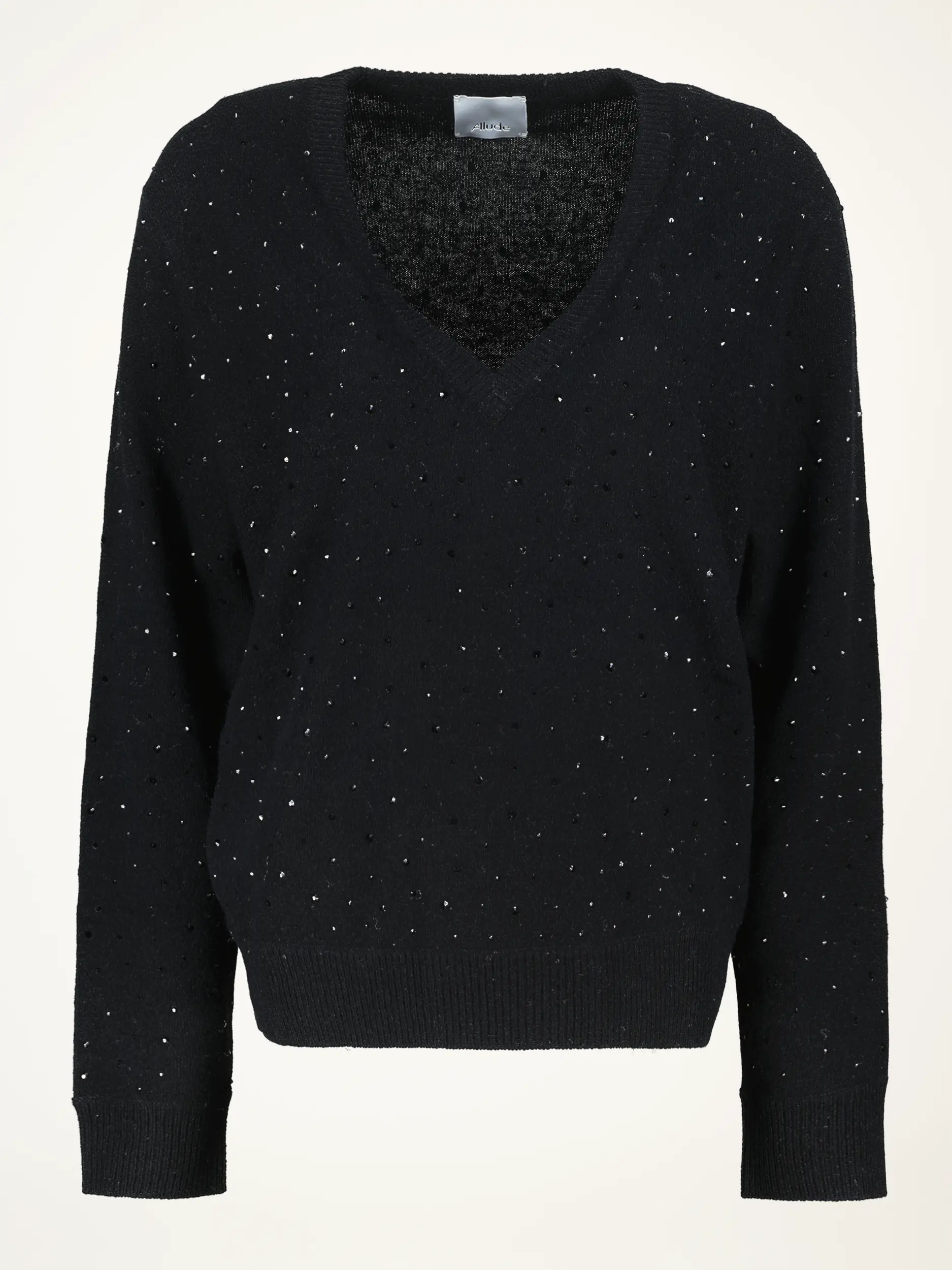 Pullover aus Wolle langarm - Artikelansicht - Farbe: Schwarz