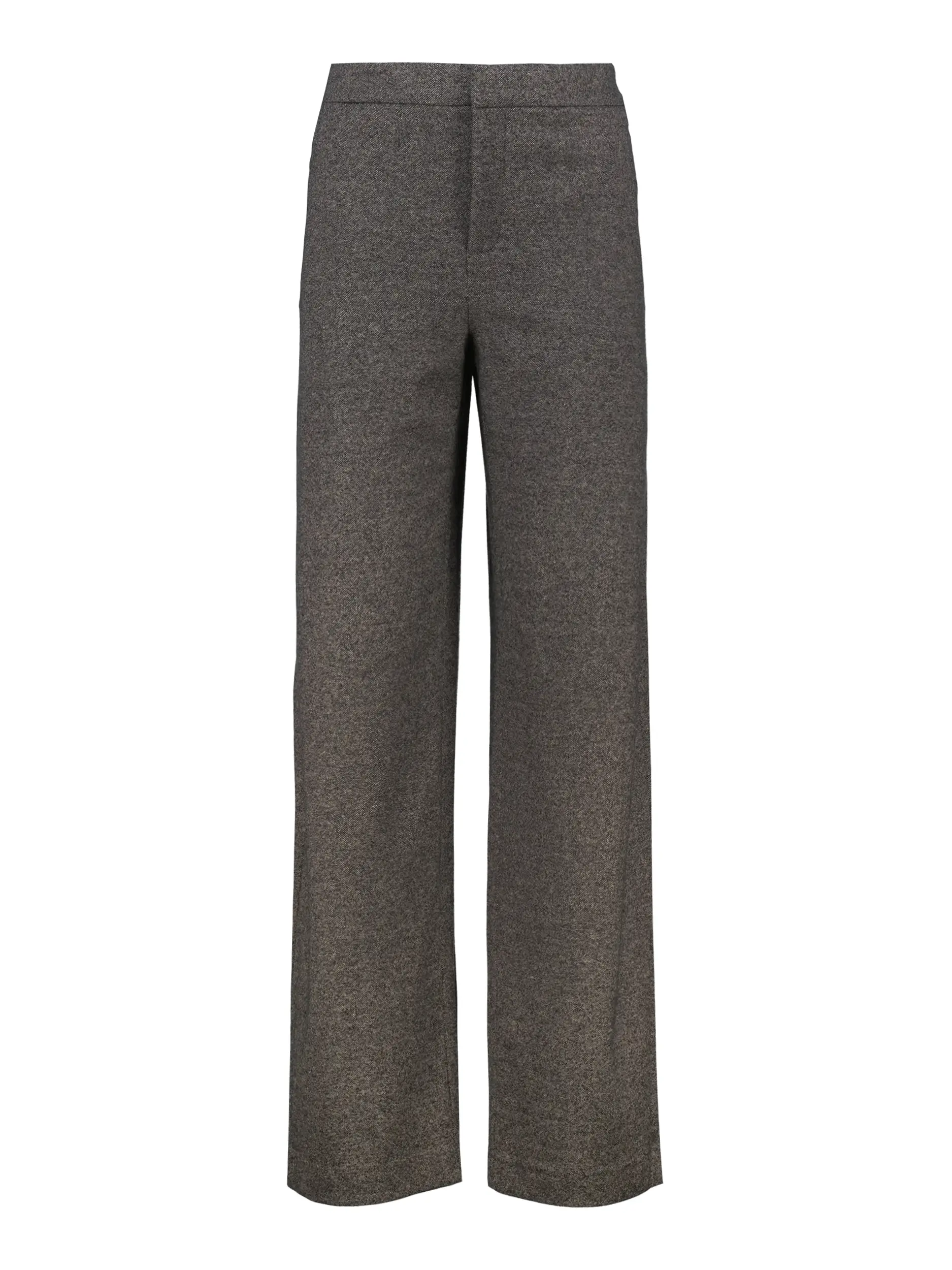 High Rise Wide Leg Hose 'Fae' - Artikel Vorderseite - Farbe: Braun