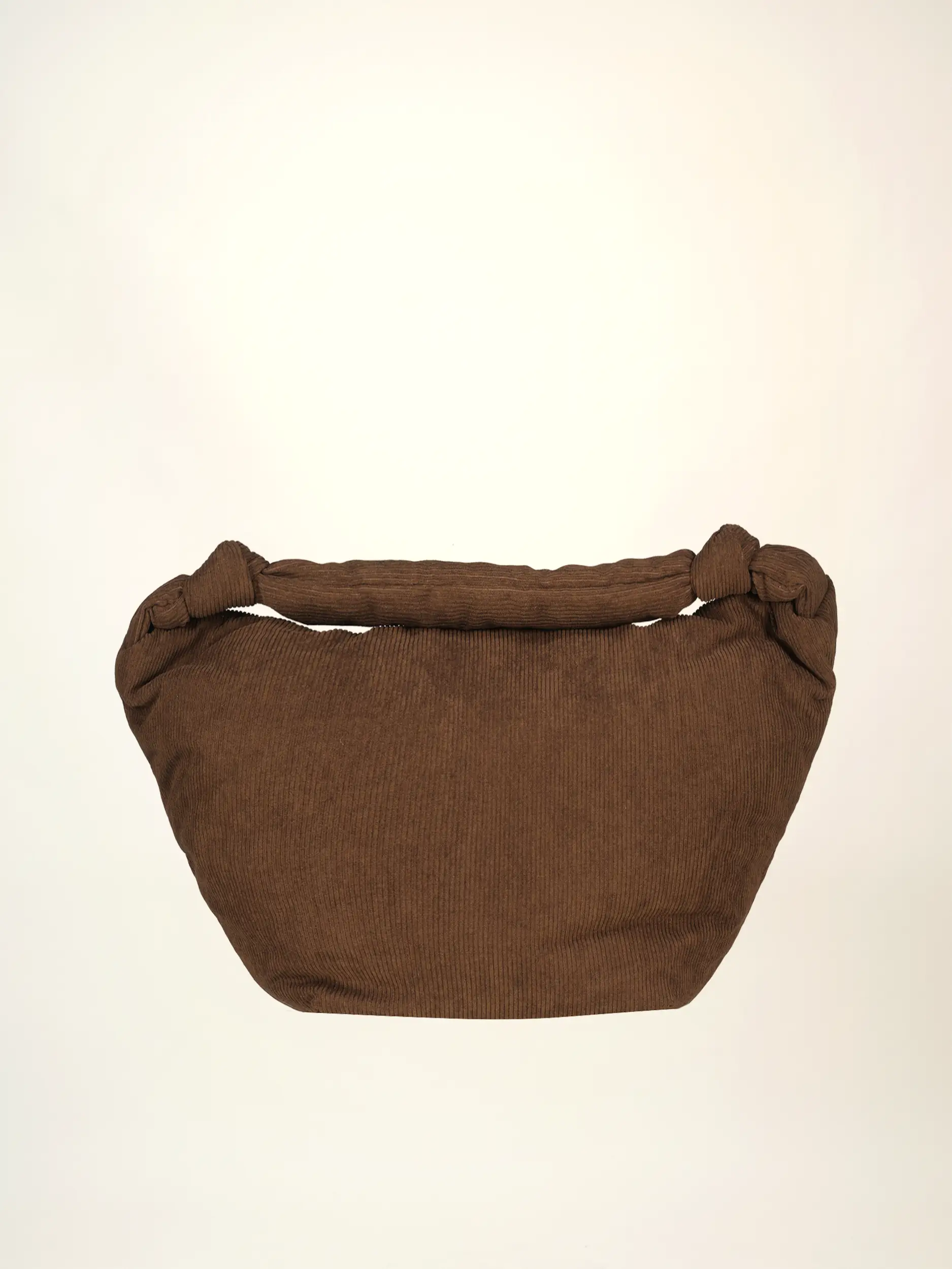 Tasche aus Cord - Artikel Rückseite - Farbe: Braun
