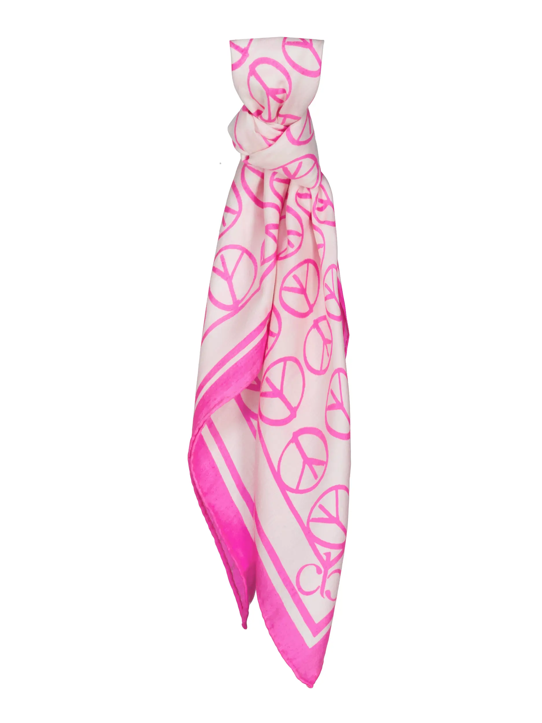 Tuch aus Seide  - Artikel Vorderseite - Farbe: Rosa&Pink