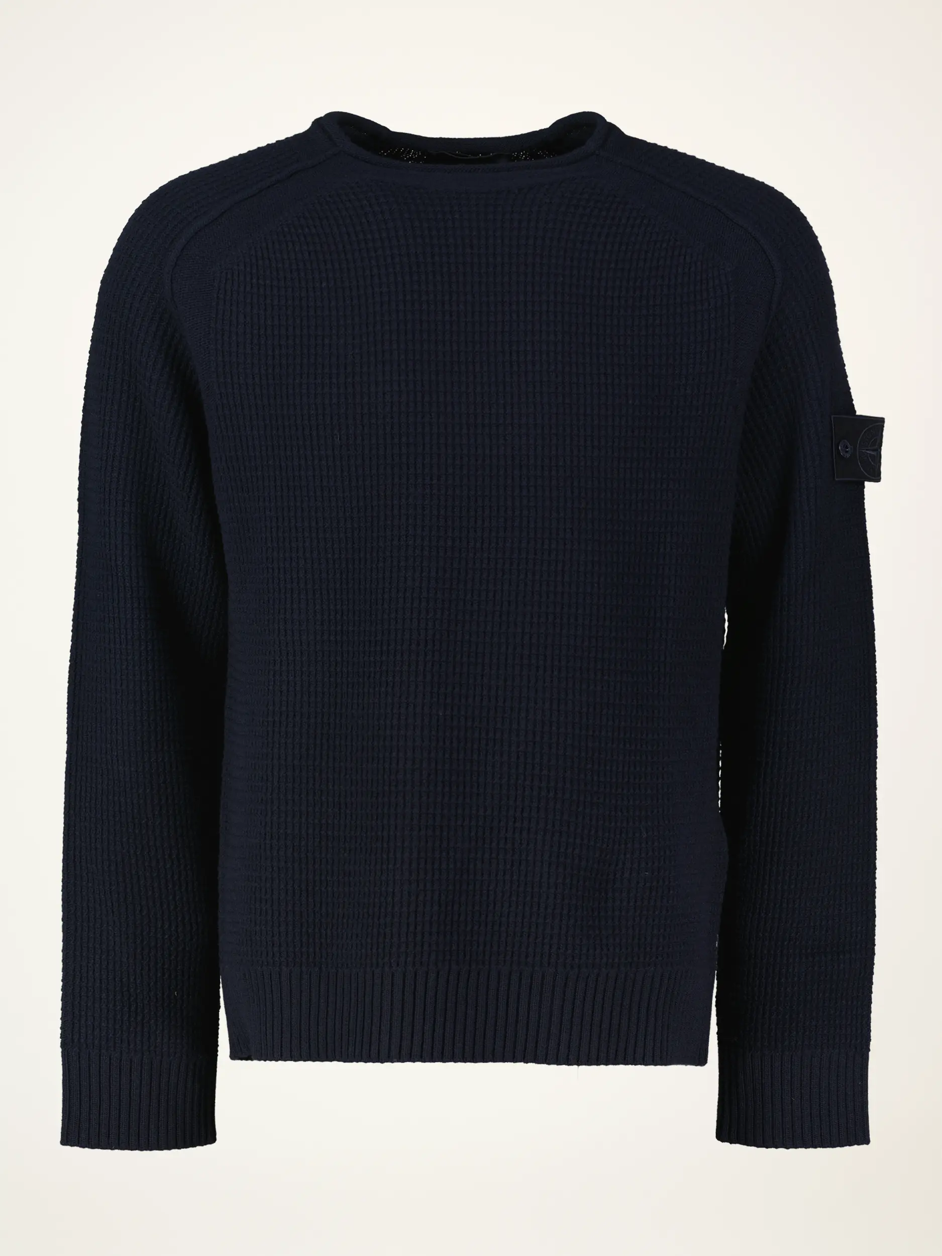 Ghost Piece Pullover aus Schurwolle langarm - Artikelansicht - Farbe: Blau