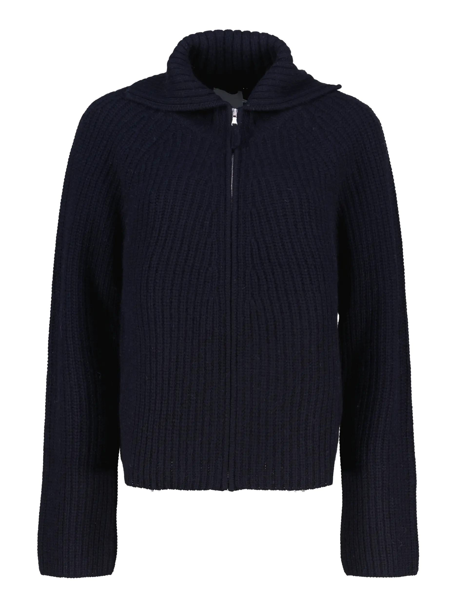Strickjacke aus Wolle - Artikel Vorderseite - Farbe: Blau