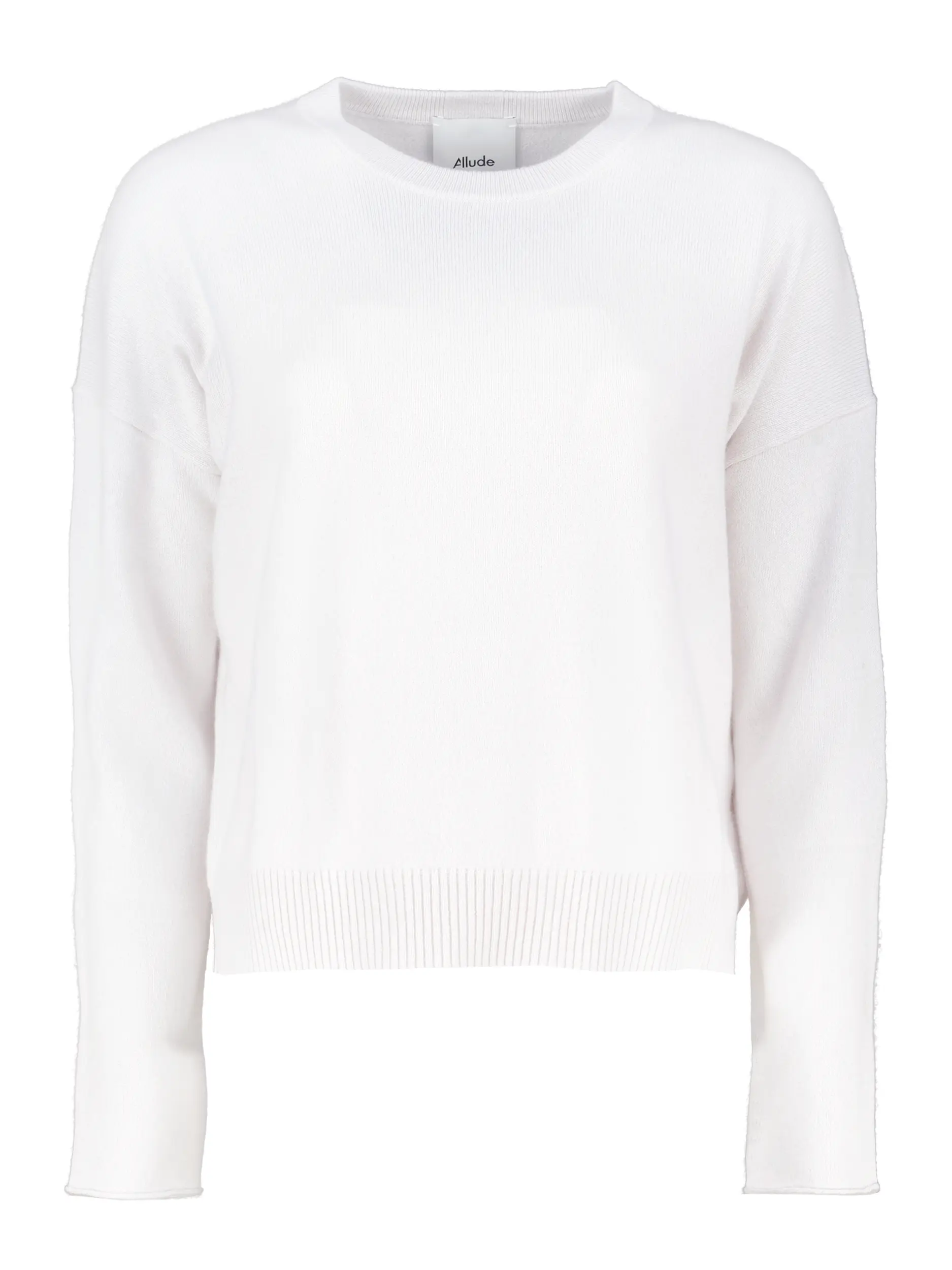 Pullover aus Kaschmir langarm - Artikel Vorderseite - Farbe: Grau