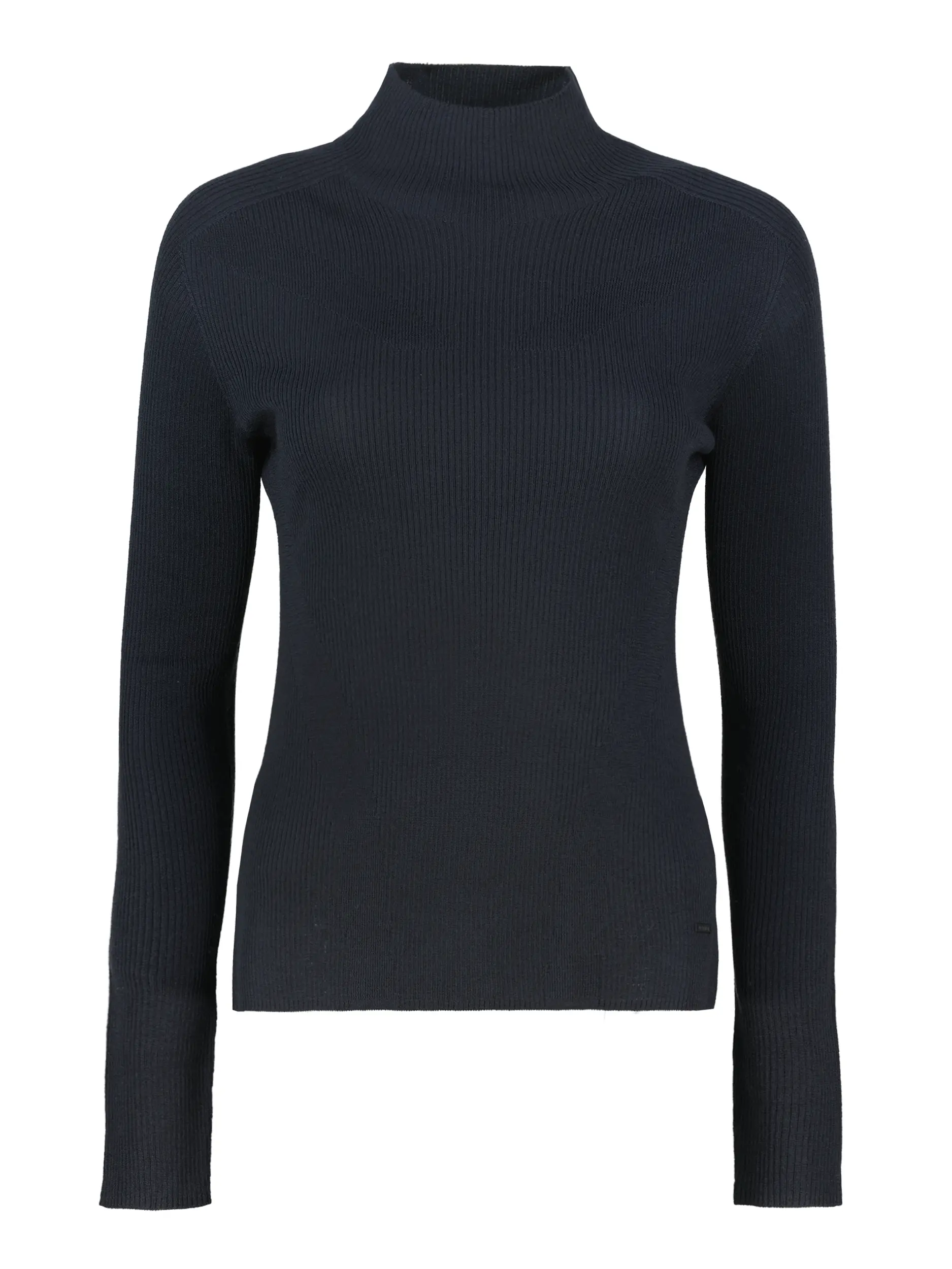 Langarmshirt 'Fract' - Artikel Vorderseite - Farbe: Schwarz