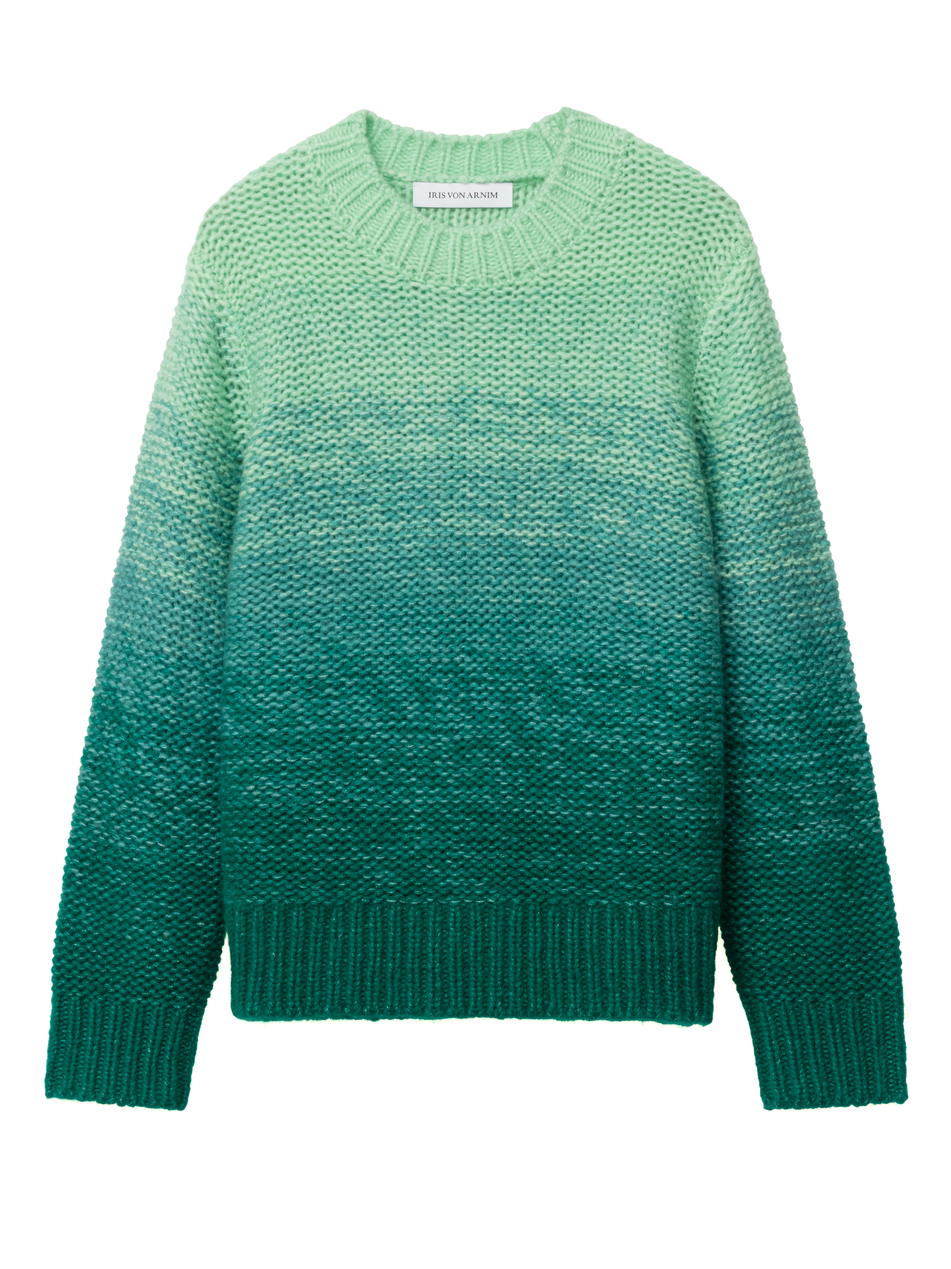 Pullover 'Rainbow Degradé 50 Years'  - Artikel Vorderseite - Farbe: Grün