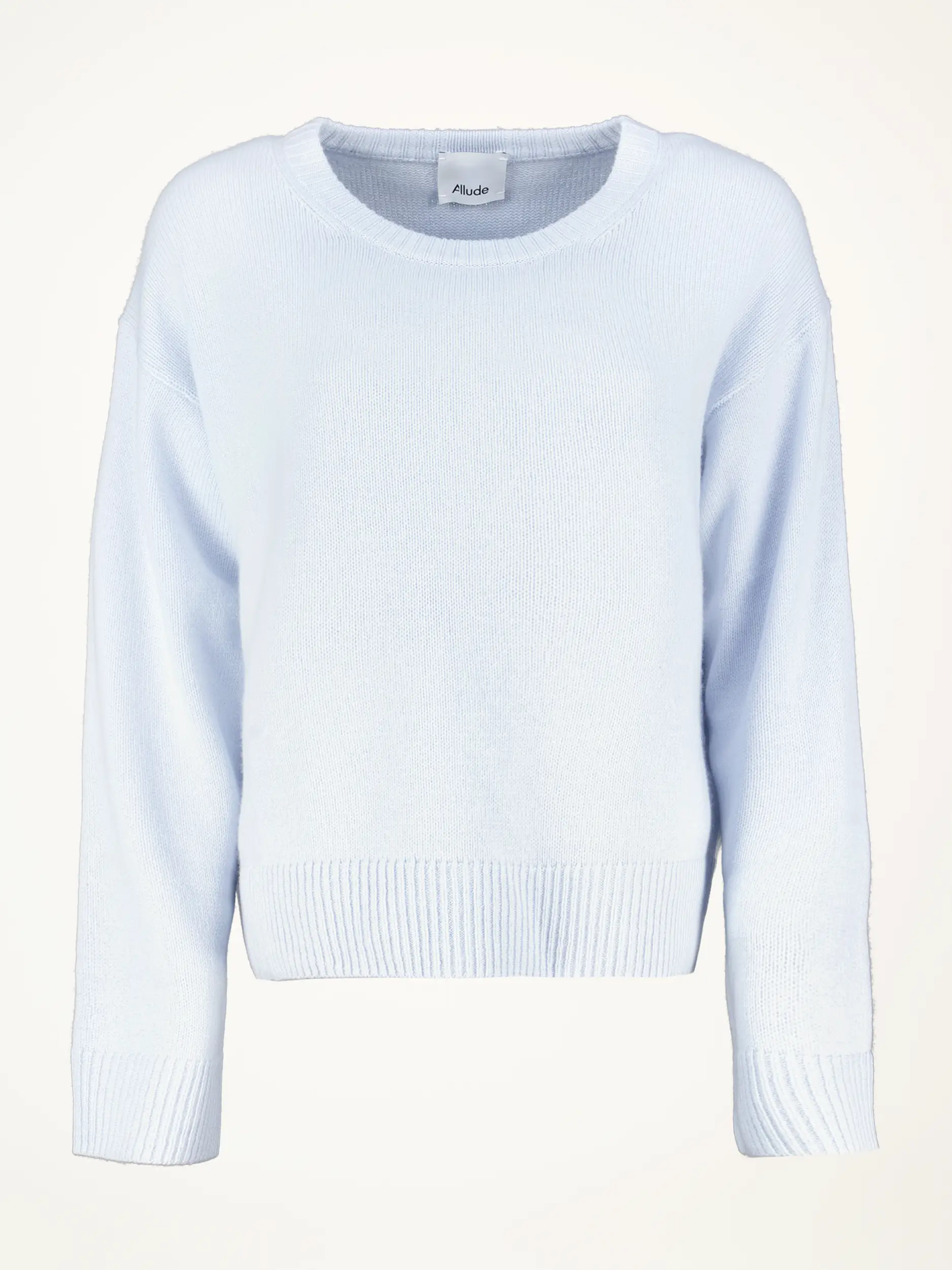 Pullover aus Kaschmir langarm - Artikelansicht - Farbe: Blau