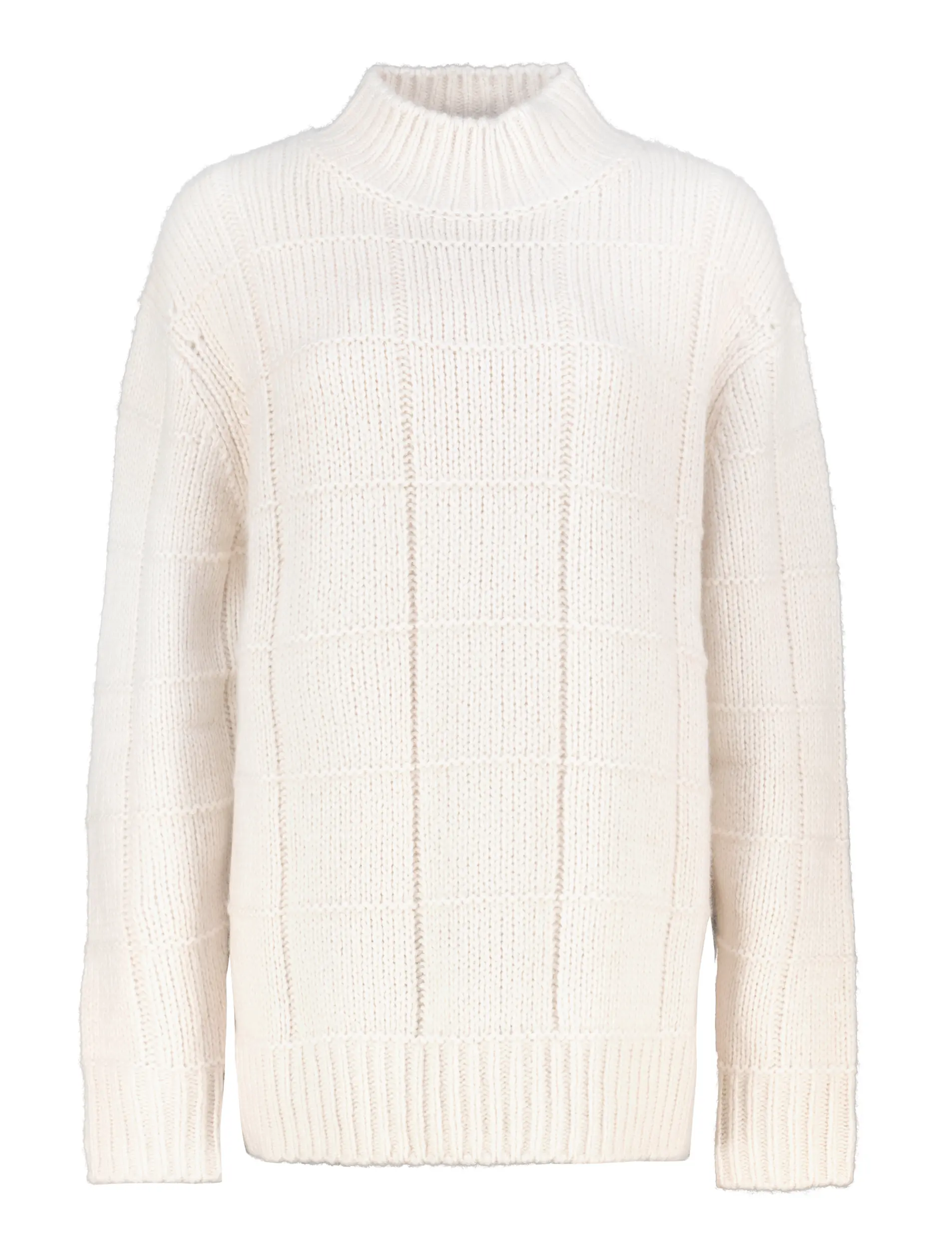 Pullover aus Kaschmir langarm - Artikel Vorderseite - Farbe: Beige