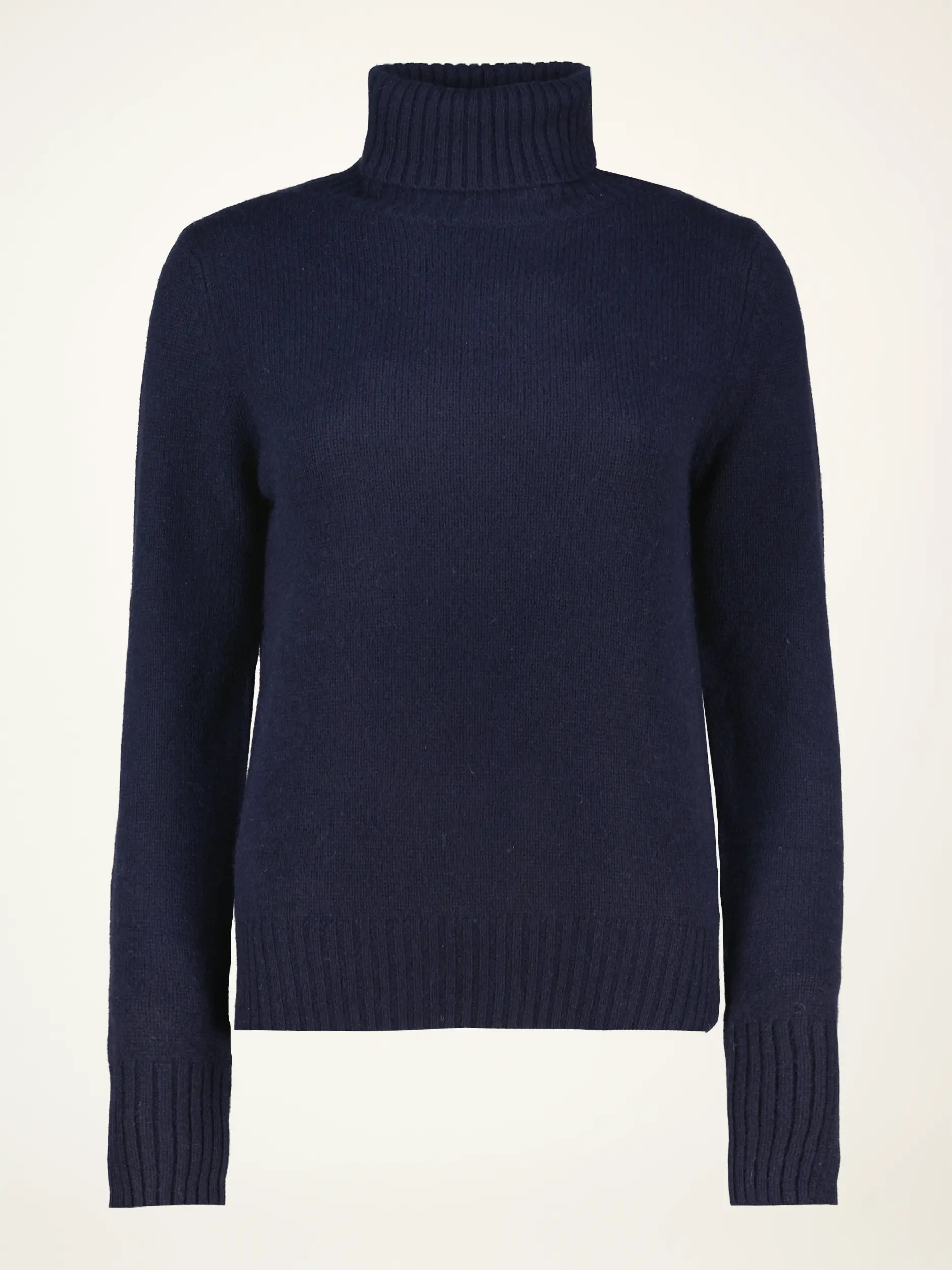 Rollkragenpullover aus Kaschmir langarm - Artikelansicht - Farbe: Blau