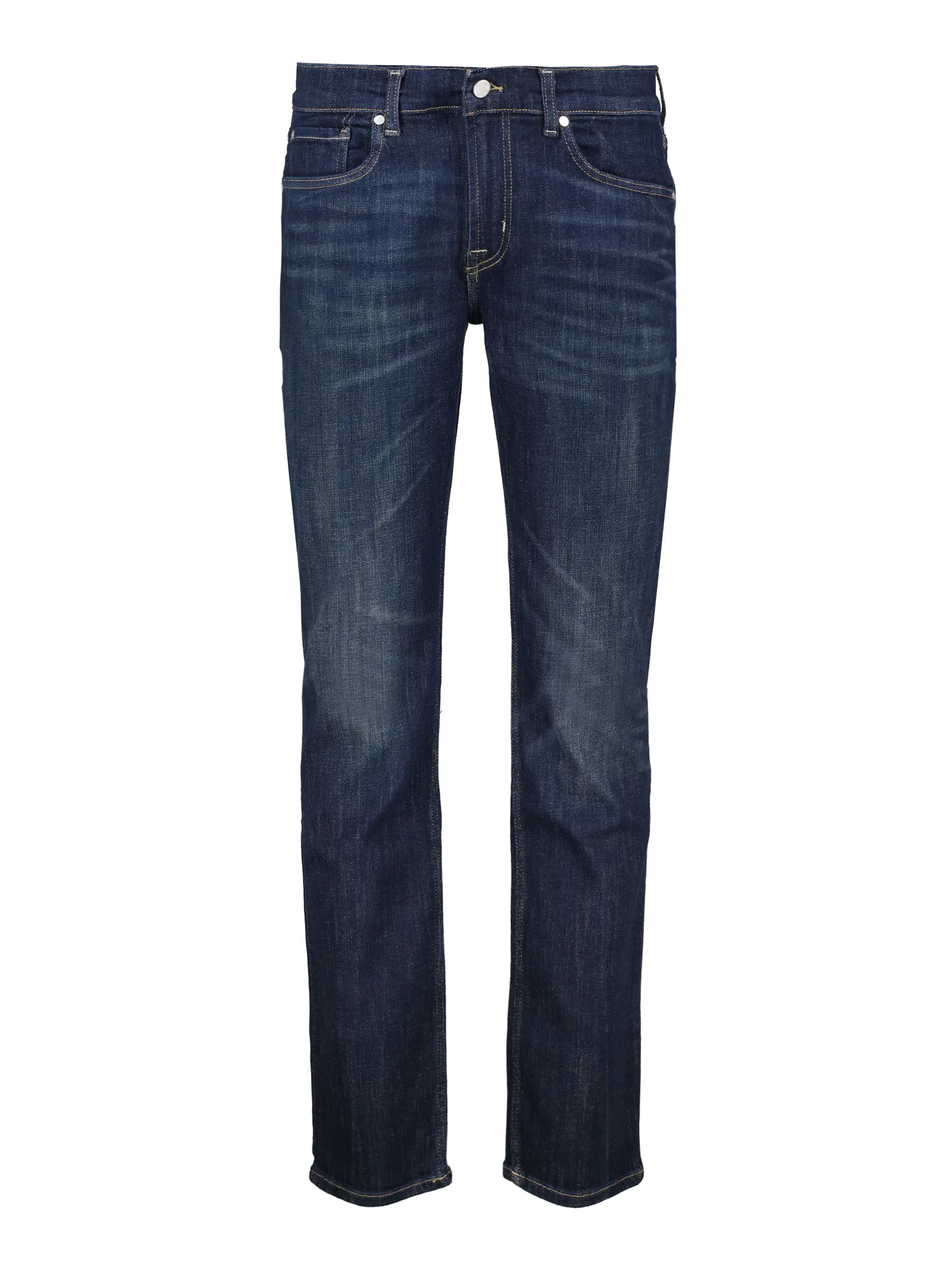 Mid Rise Straight Leg Jeans - Artikel Vorderseite - Farbe: Blau