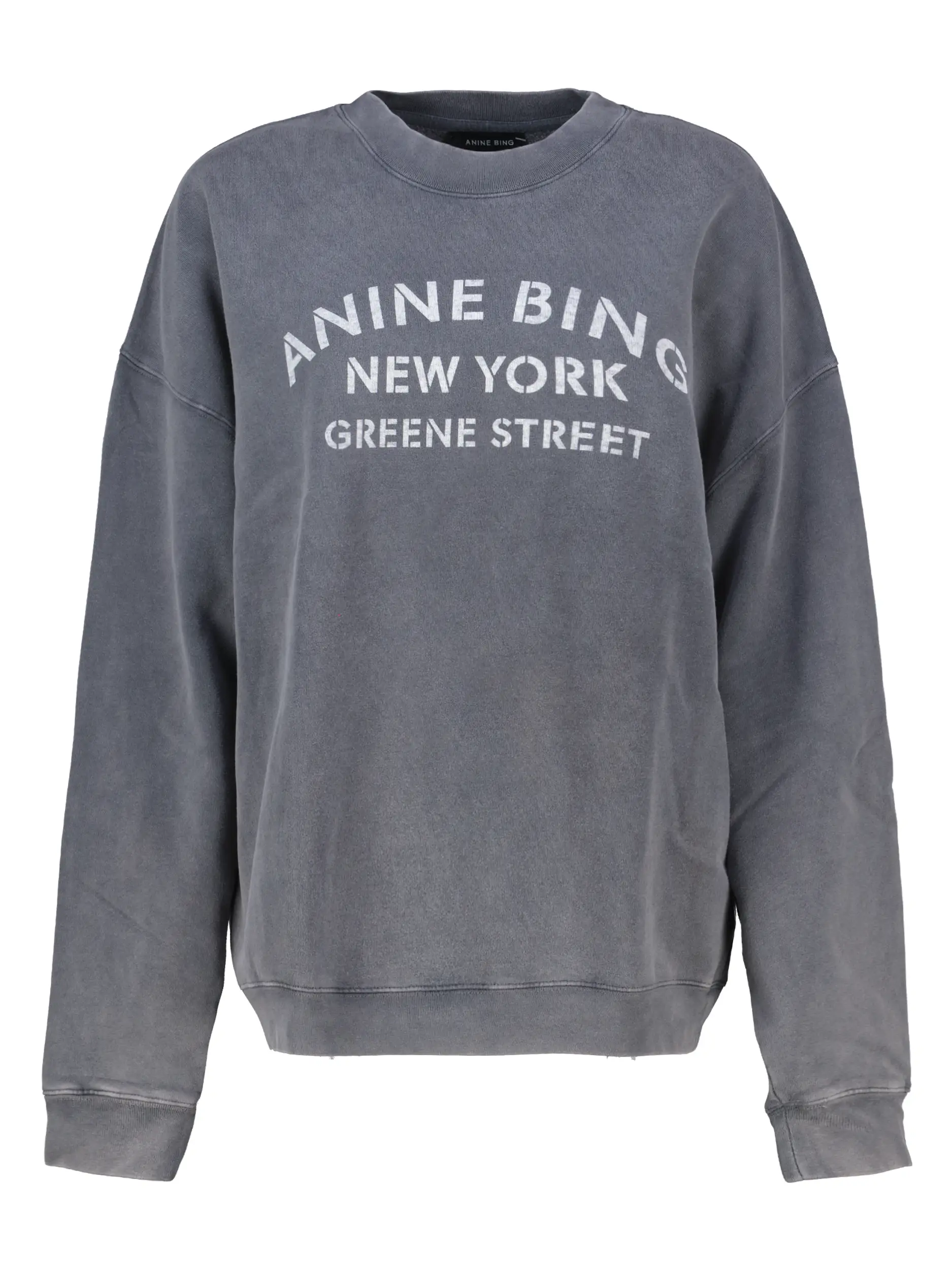 Sweatshirt 'Miles' mit Logo-Print - Artikel Vorderseite - Farbe: Grau Sweatshirt 'Miles' mit Logo-Print - Artikel Vorderseite - Farbe: Grau