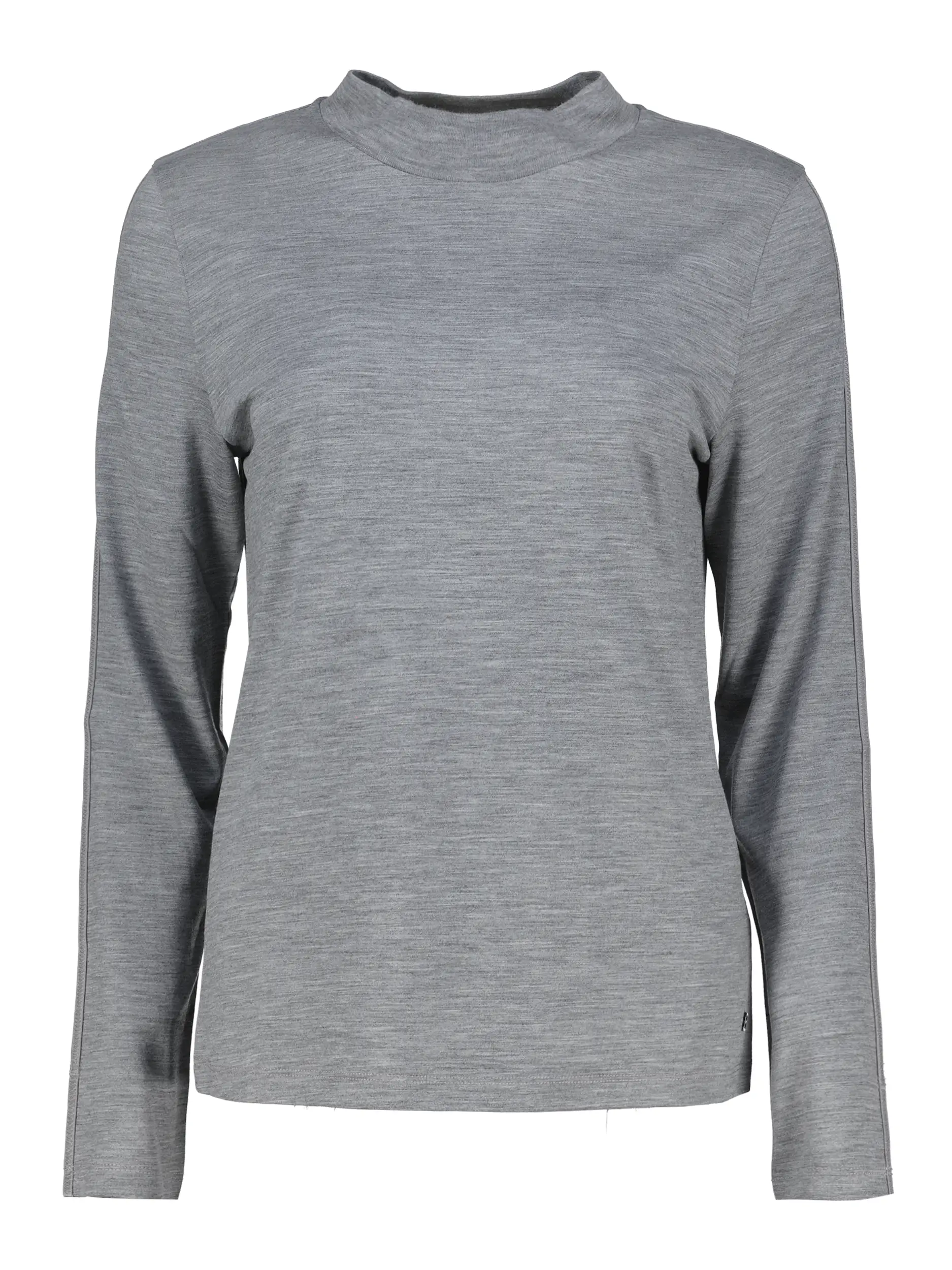 Langarmshirt 'Whitney' aus Wolle - Artikel Vorderseite - Farbe: Grau