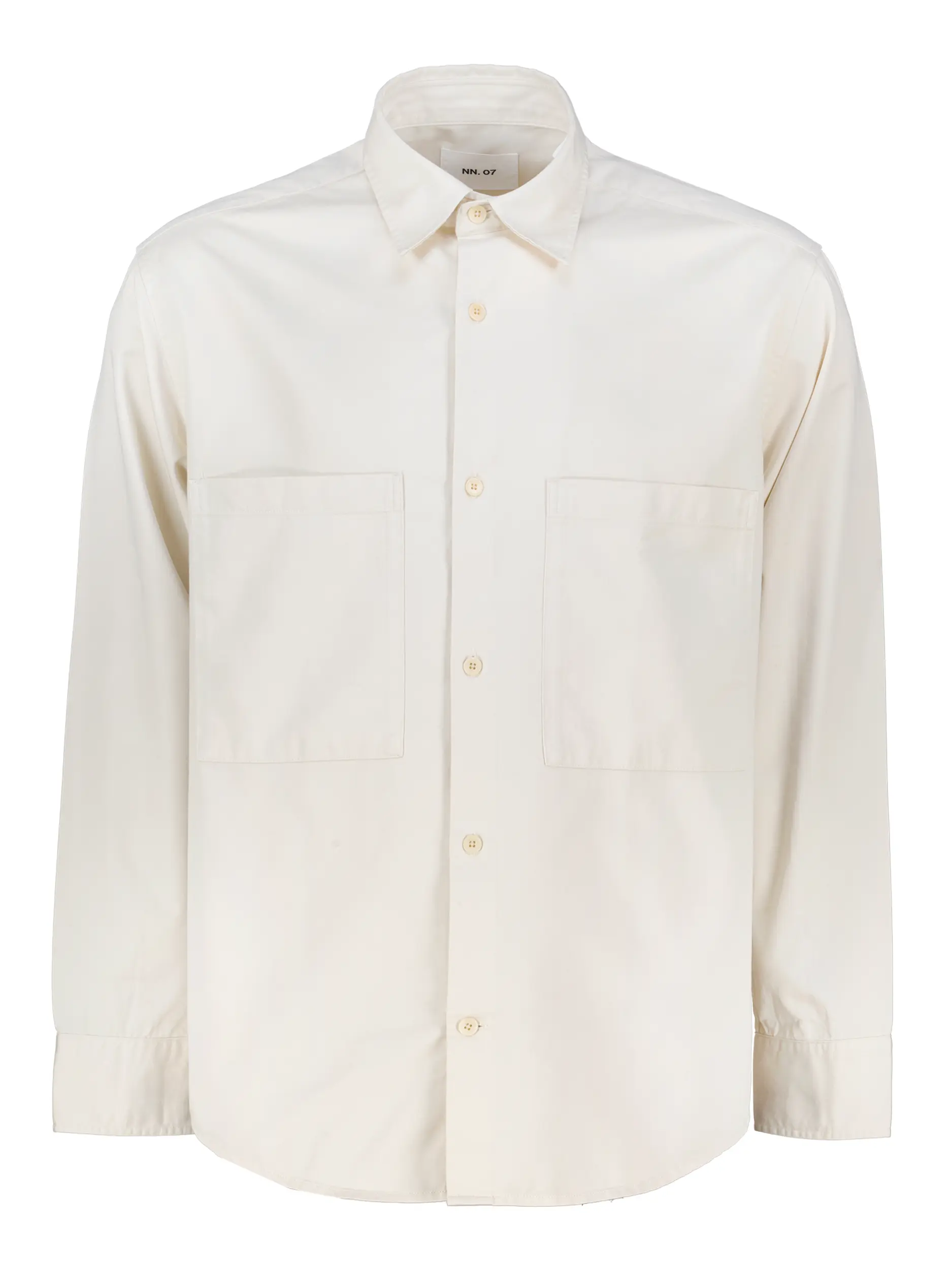 Hemd 'Freddy' mit Kentkragen langarm - Artikel Vorderseite - Farbe: Beige