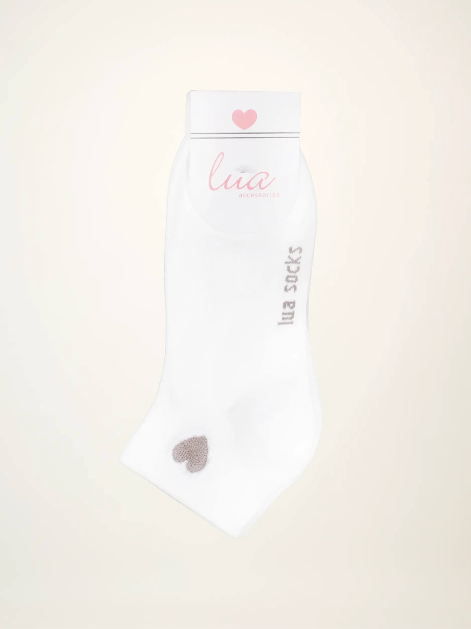 Socken 'My Love' - Artikelansicht - Farbe: Grau