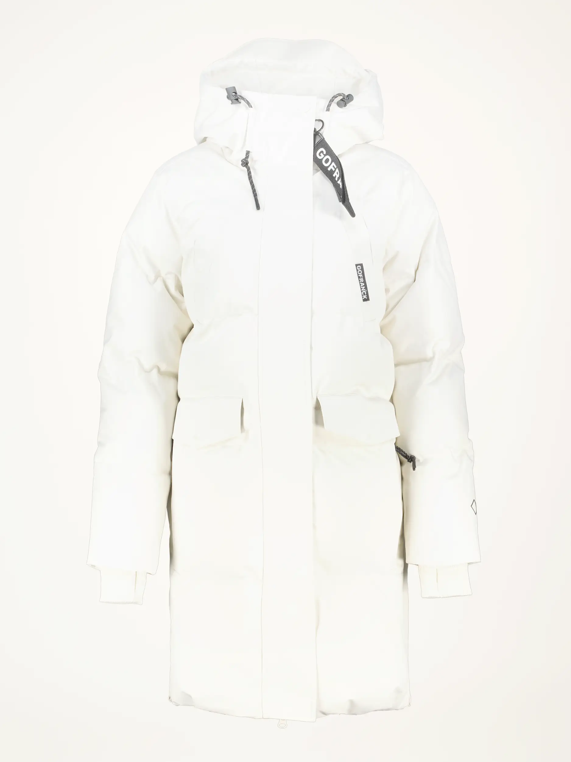 Kurzmantel 'Eye' - Artikelansicht - Farbe: Creme