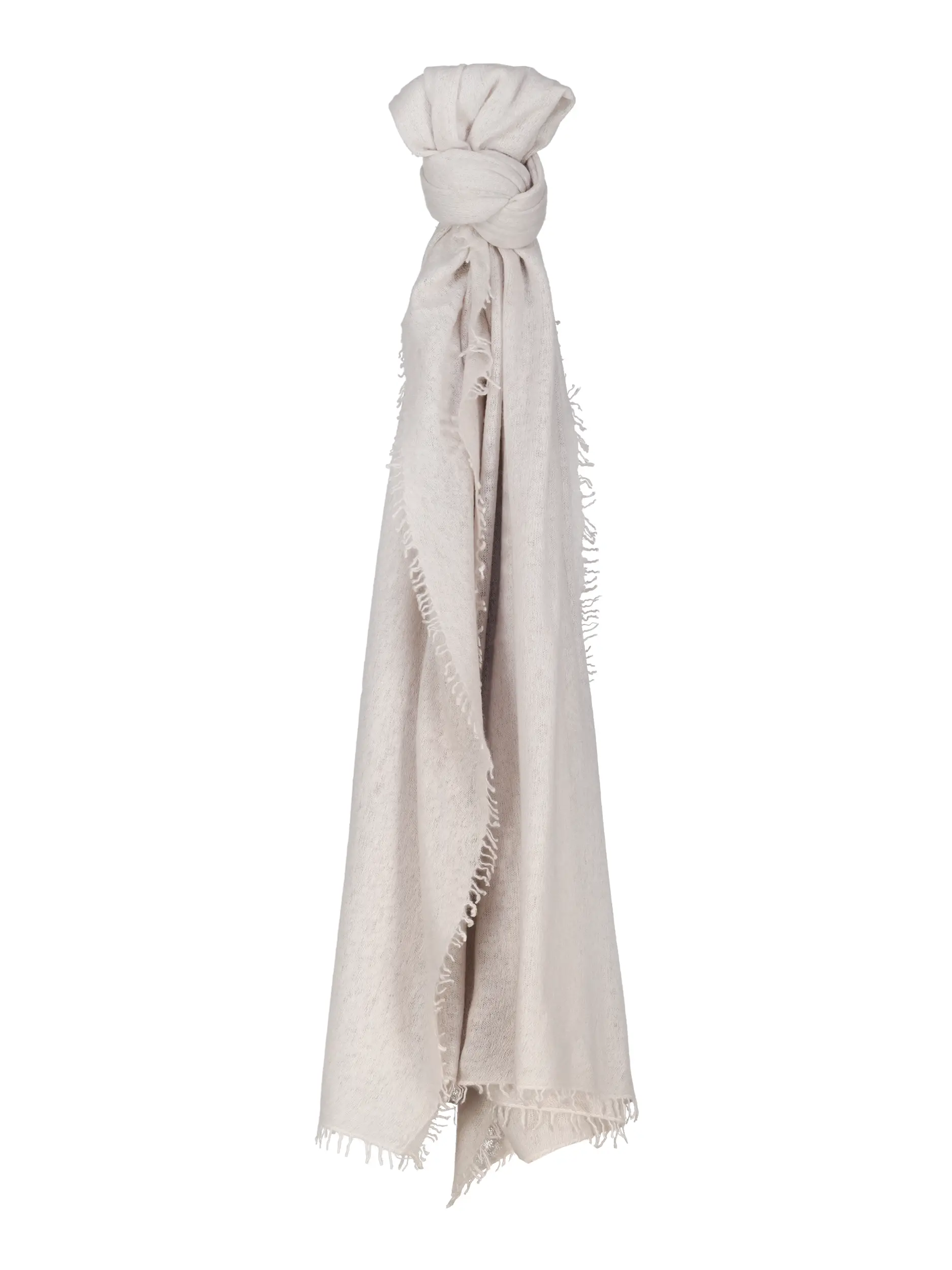 Schal aus Kaschmir  - Artikel Vorderseite - Farbe: Grau