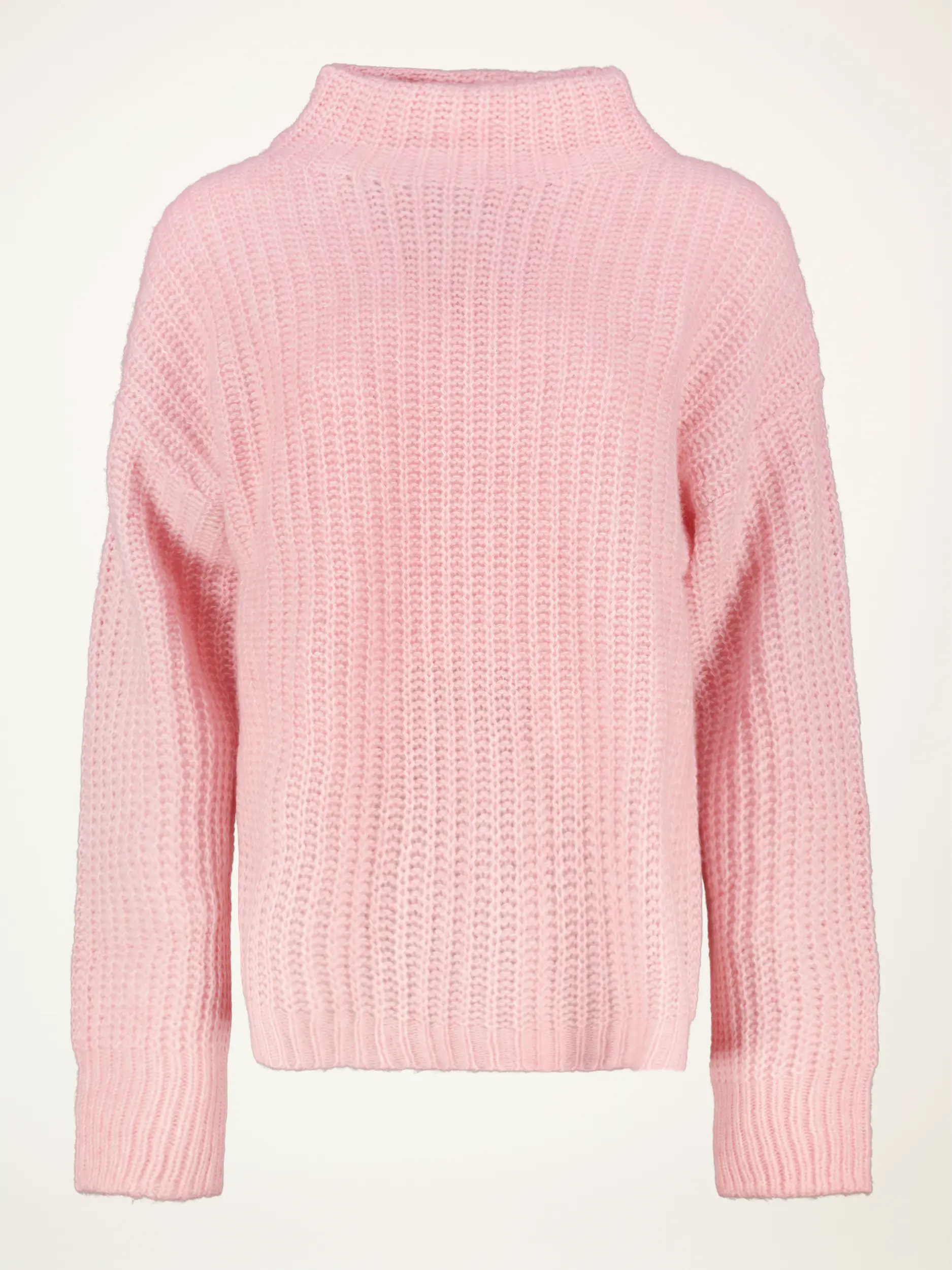 Pullover aus Kaschmir langarm - Artikelansicht - Farbe: Rosa&Pink