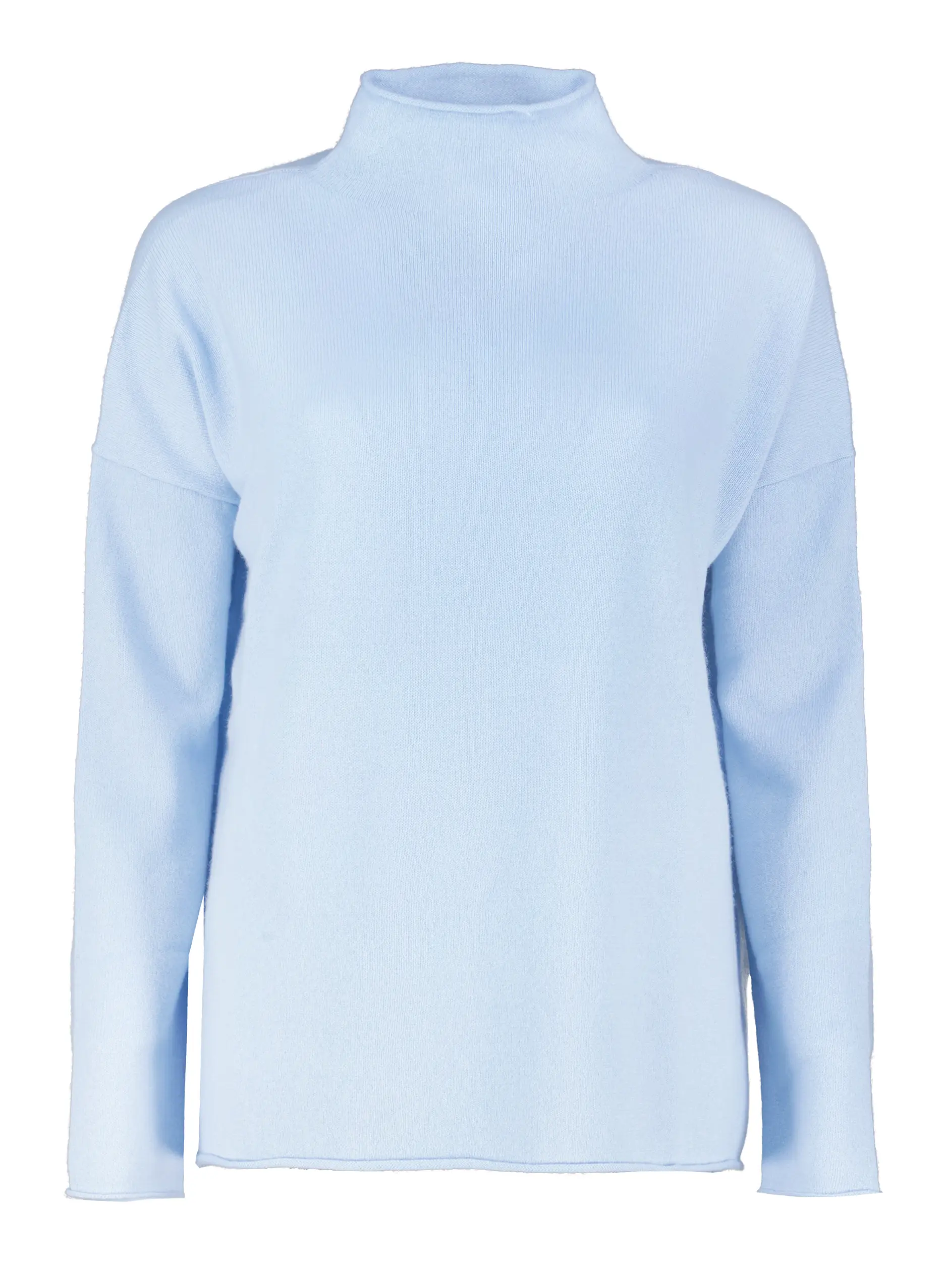Pullover aus Kaschmir langarm - Artikel Vorderseite - Farbe: Blau
