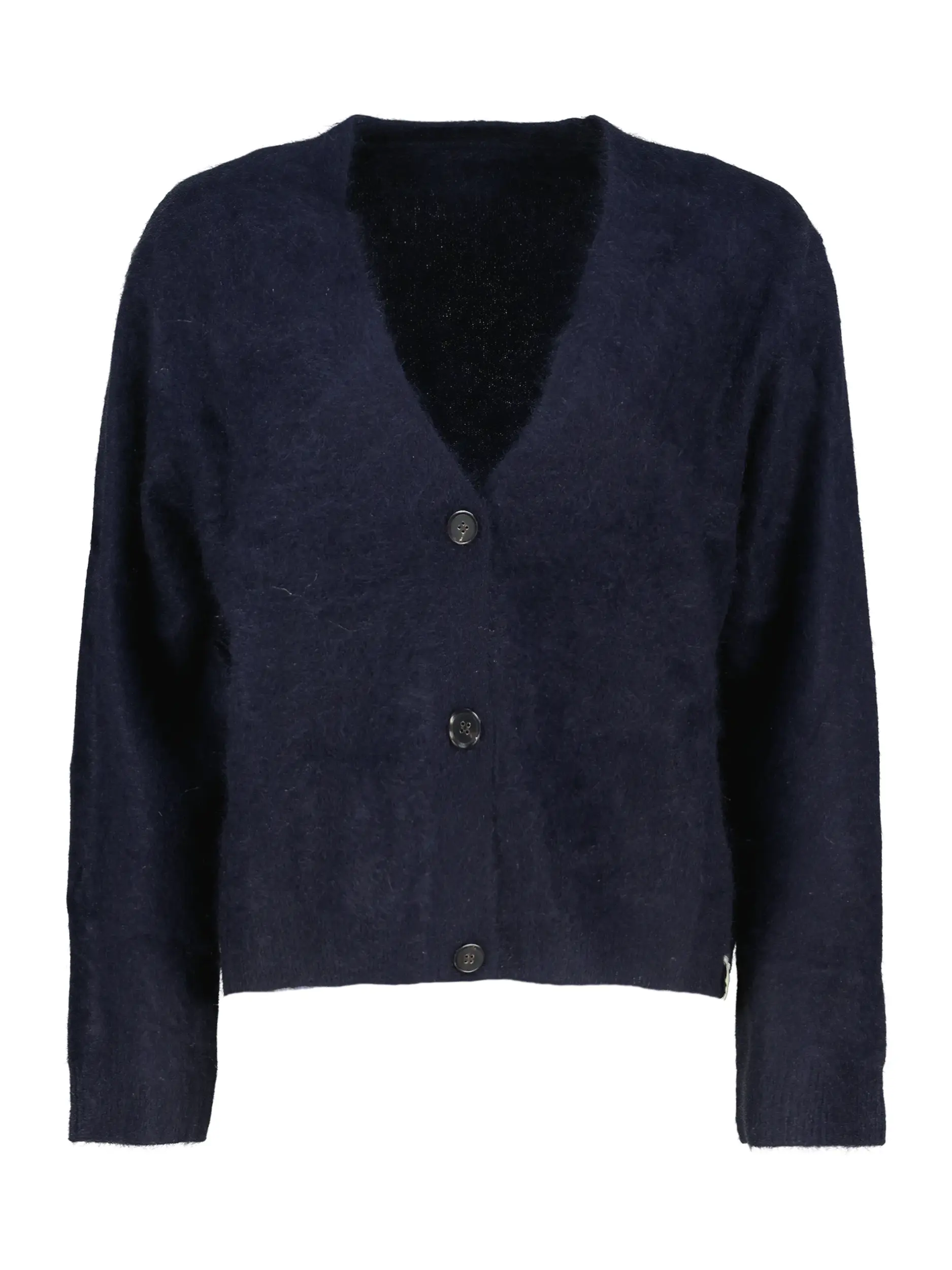 Strickjacke aus Kaschmir langarm - Artikel Vorderseite - Farbe: Blau