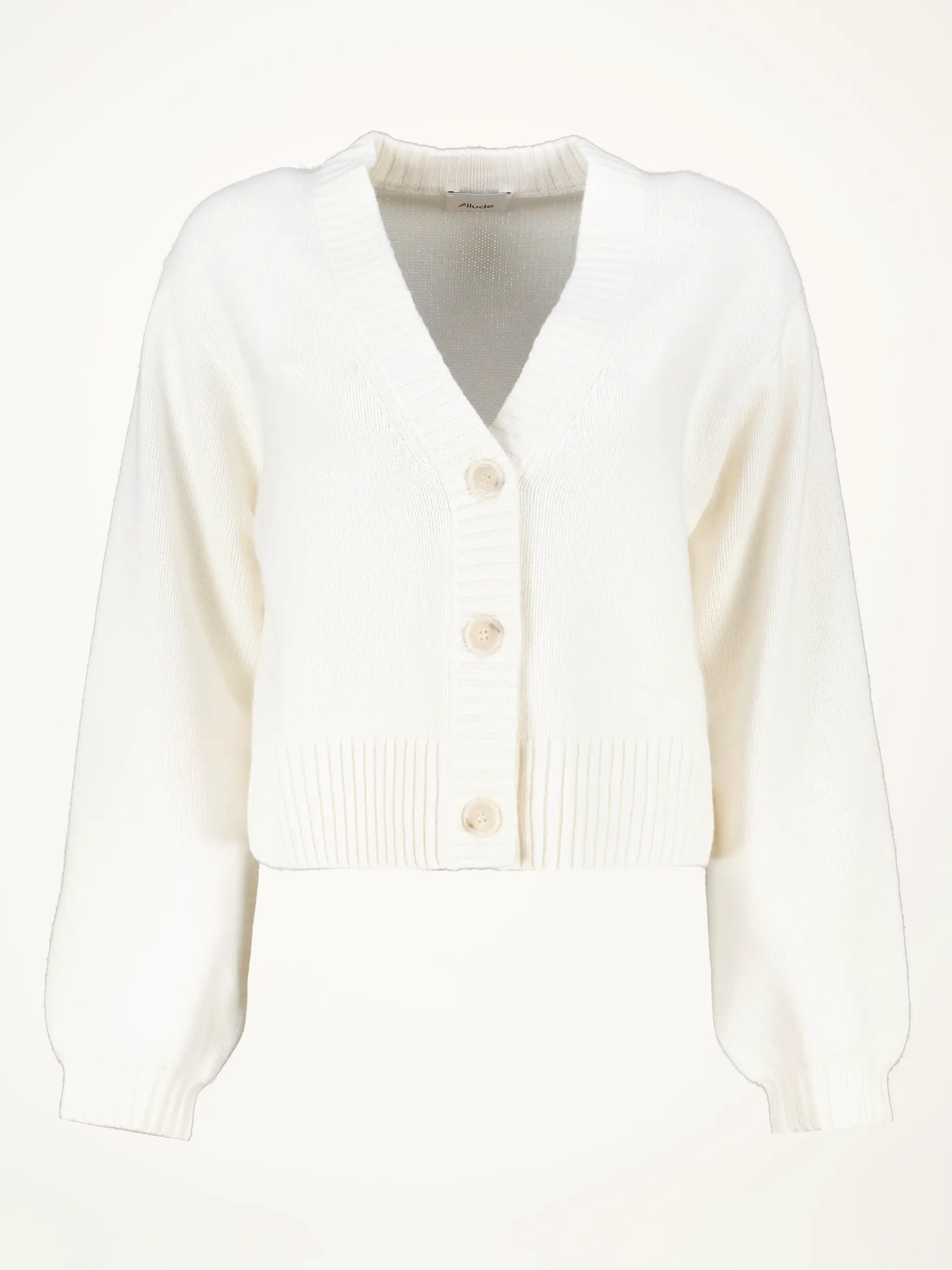 Strickjacke aus Kaschmir - Artikelansicht - Farbe: Creme