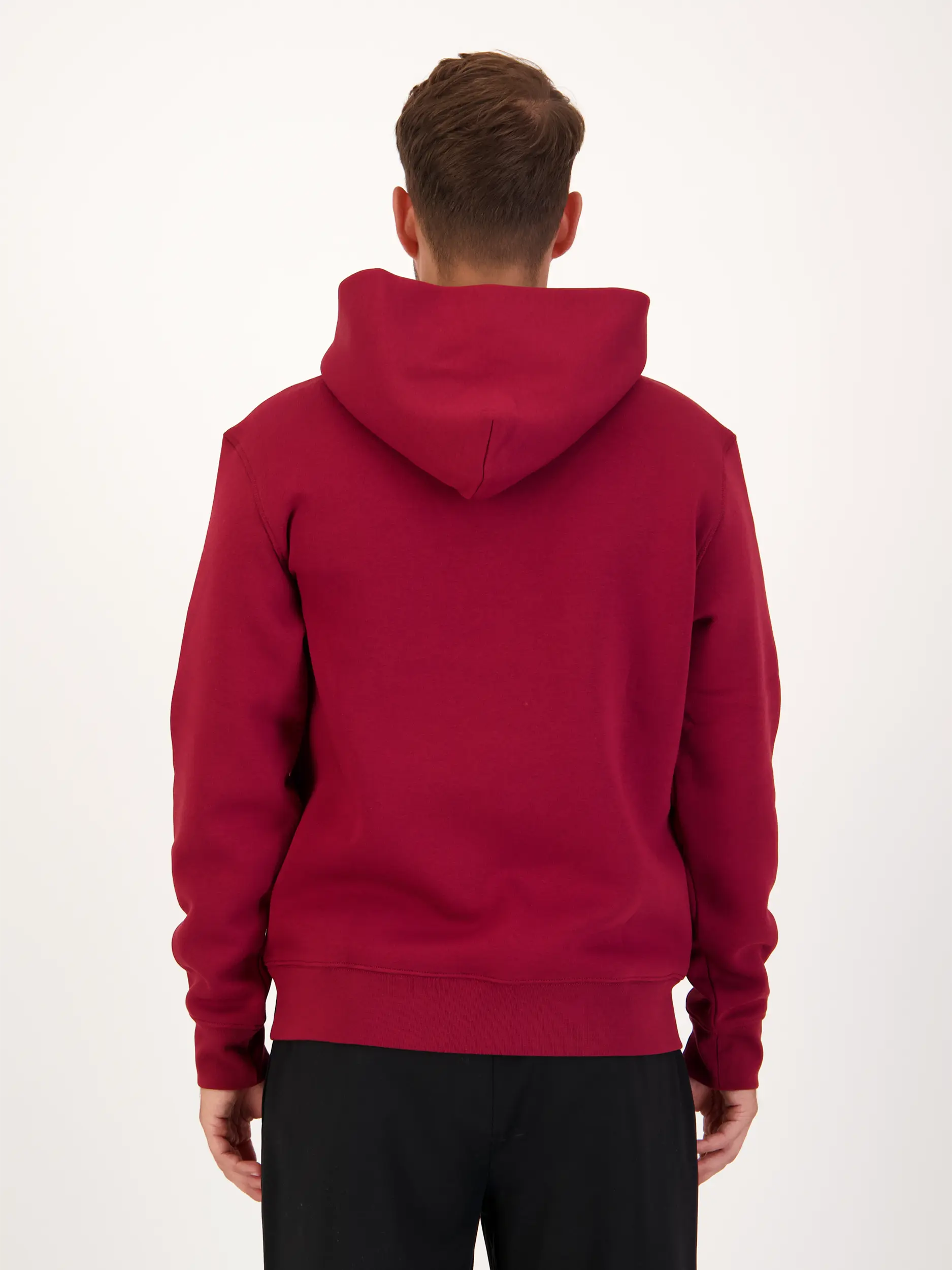 Sweatshirt 'Shero' - Artikel Rückseite getragen von einem Modell - Farbe: Rot