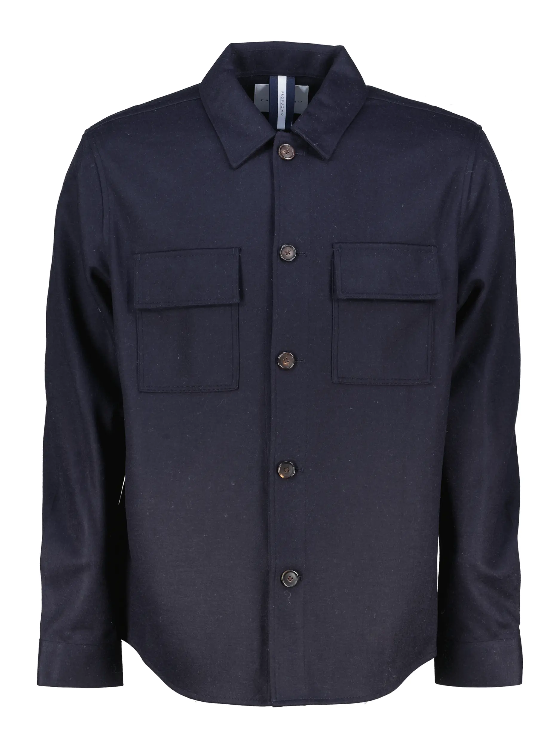 Overshirt aus Woll-Mix - Artikel Vorderseite - Farbe: Blau