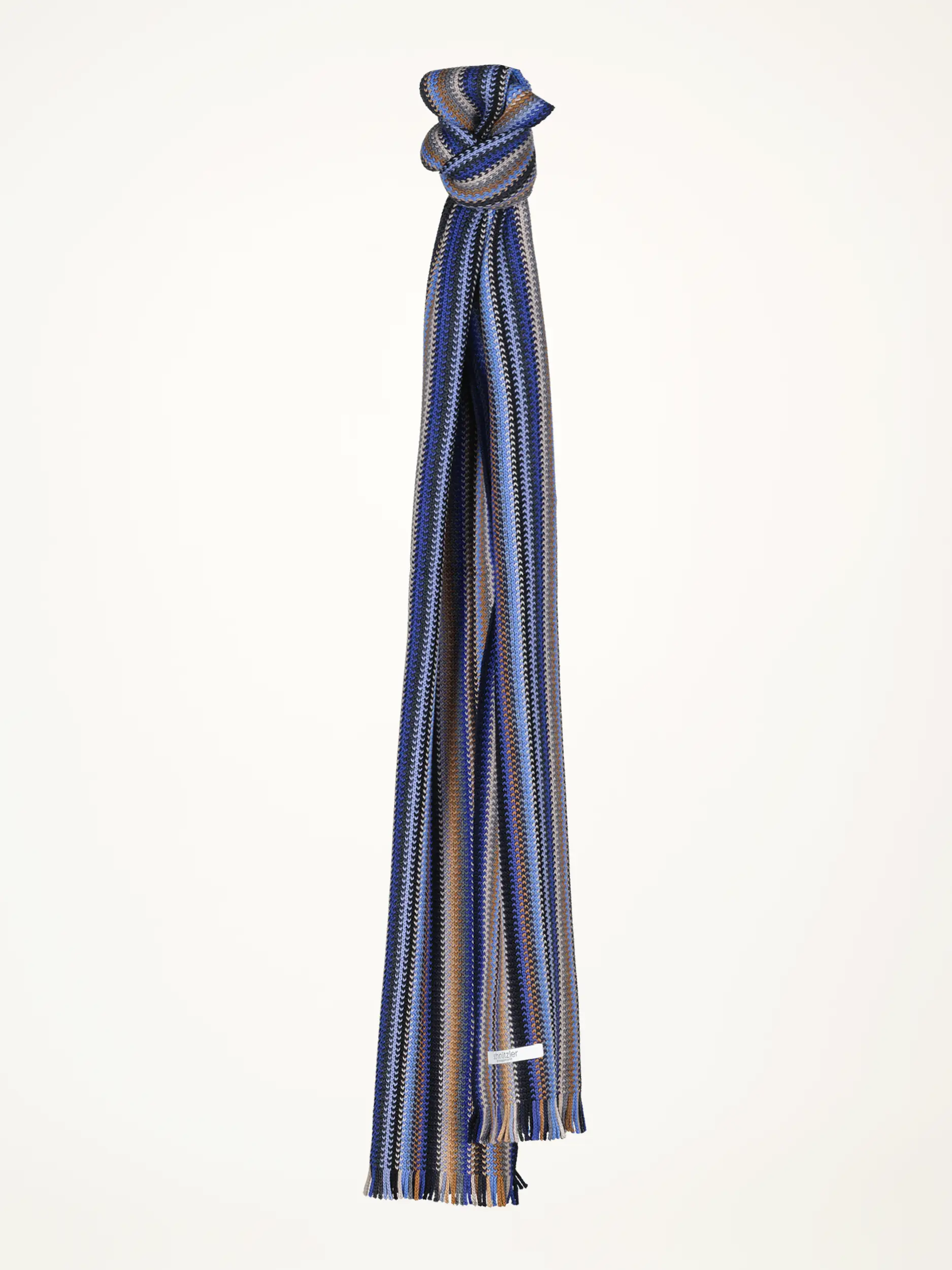 Schal aus Wolle - Artikelansicht - Farbe: Blau